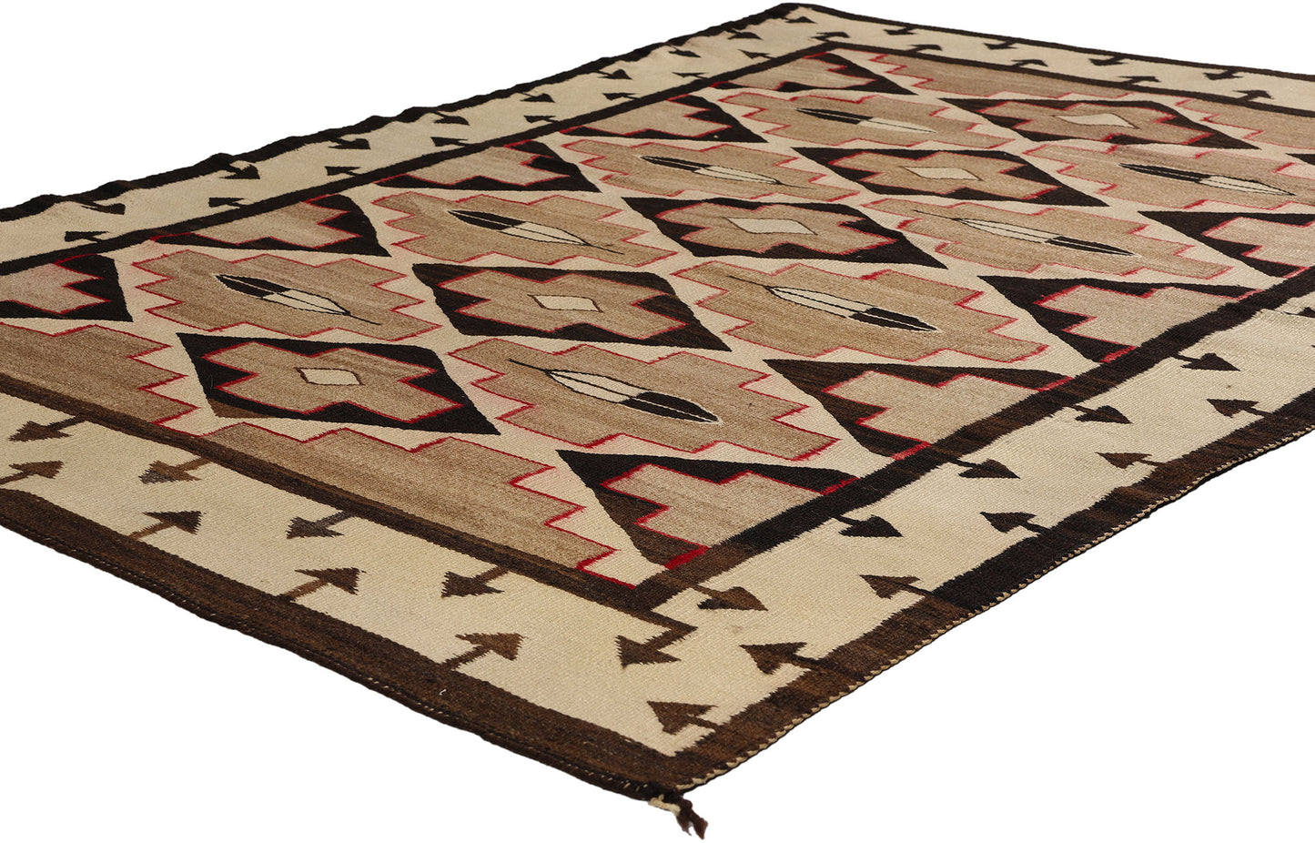 3 x 5 Antique Crystal Navajo Rug 78723
