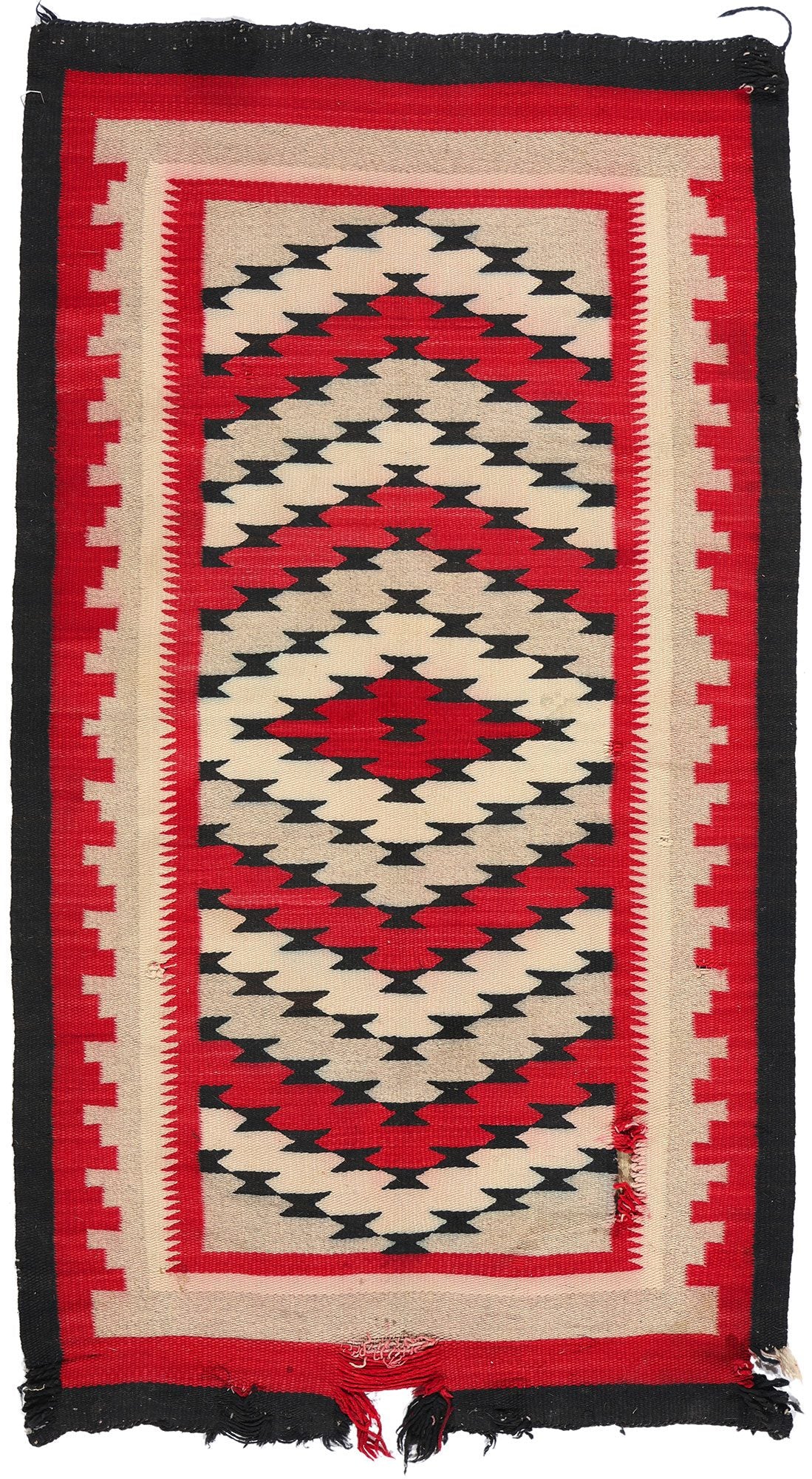 3 x 5 Antique Ganado Navajo Rug 78747