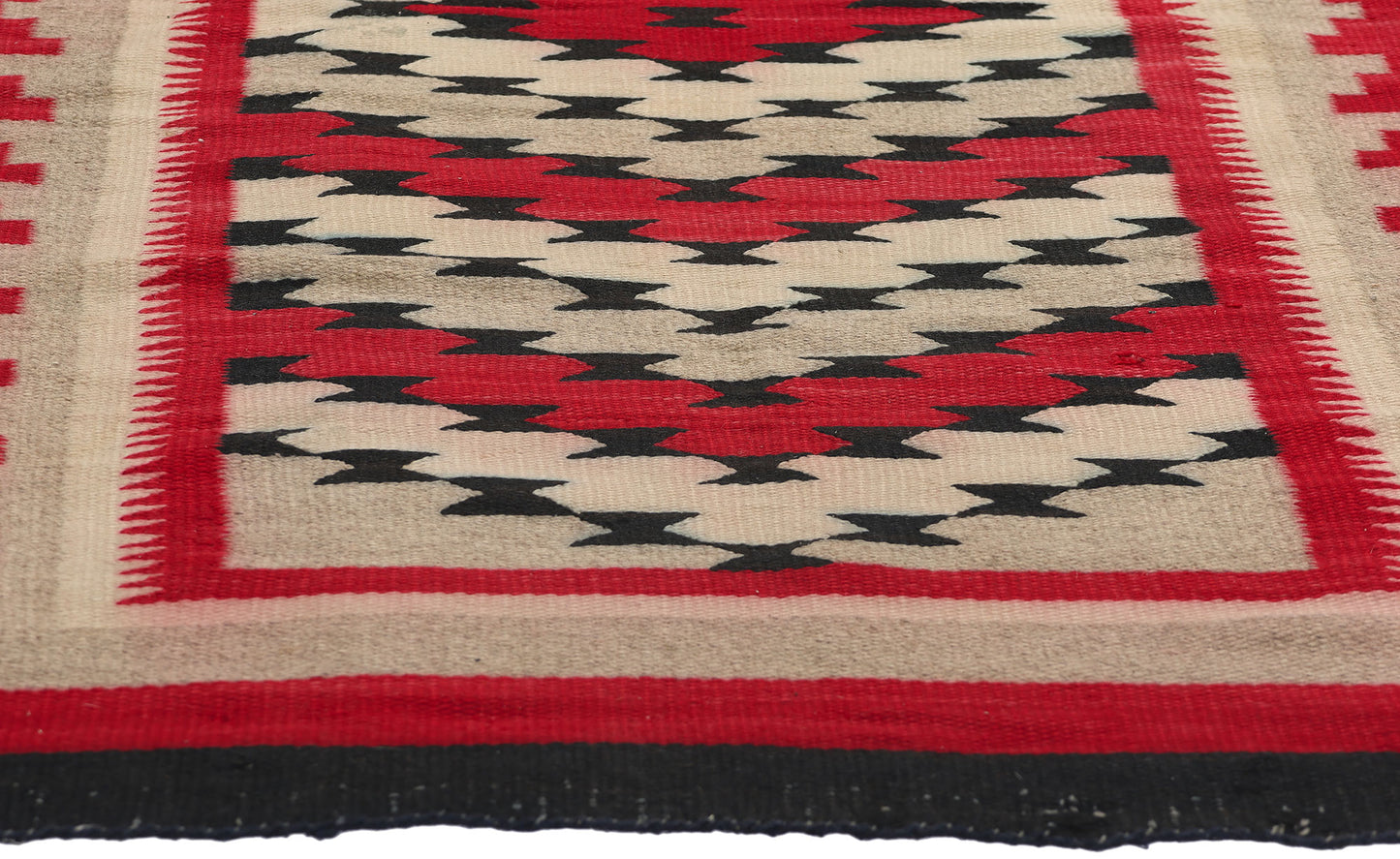 3 x 5 Antique Ganado Navajo Rug 78747