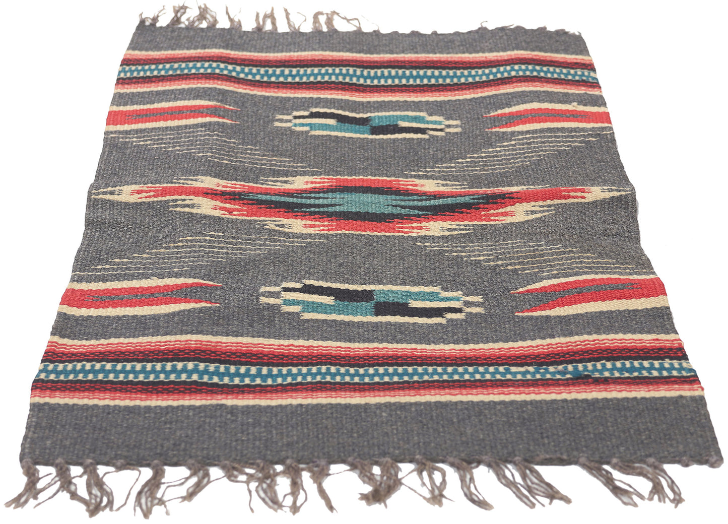 1 x 2 Antique New Mexico Chimayo Rug 78663