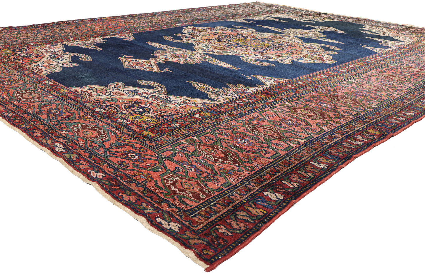 12 x 16 Antique Persian Hamadan Rug 90026