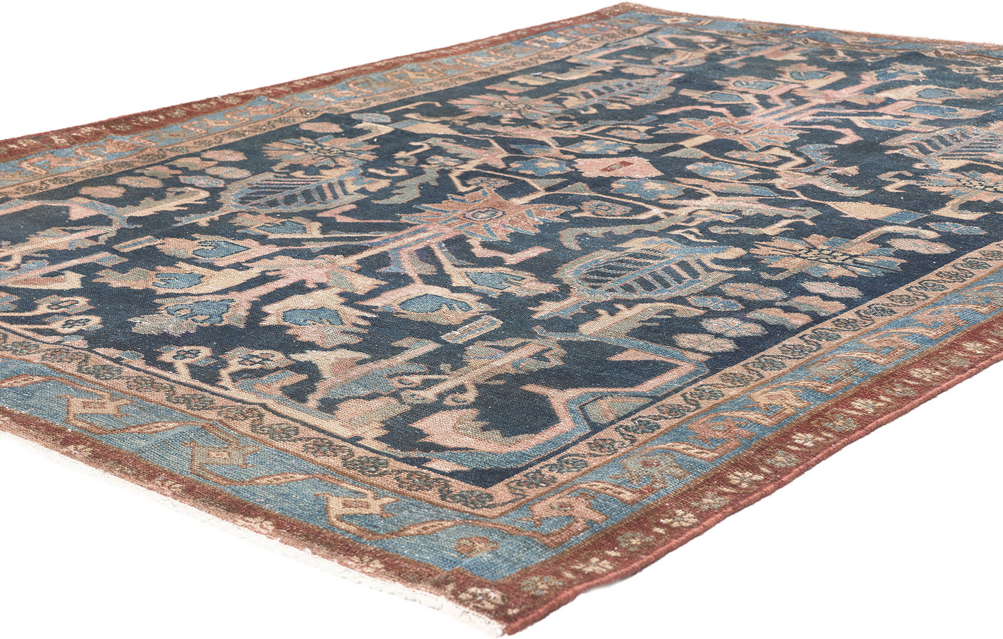 4 x 6 Antique Persian Malayer Rug 61277