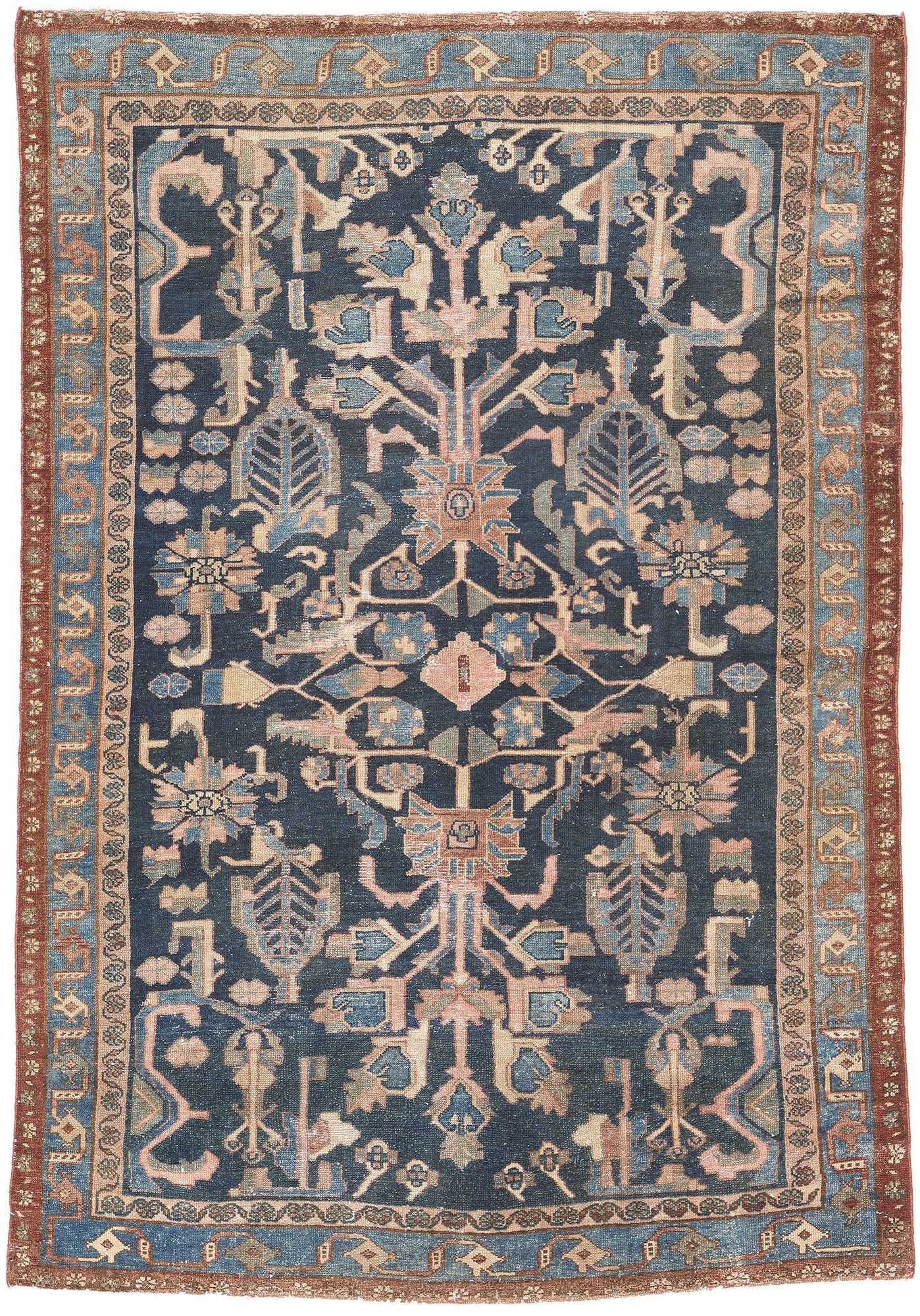 4 x 6 Antique Persian Malayer Rug 61277
