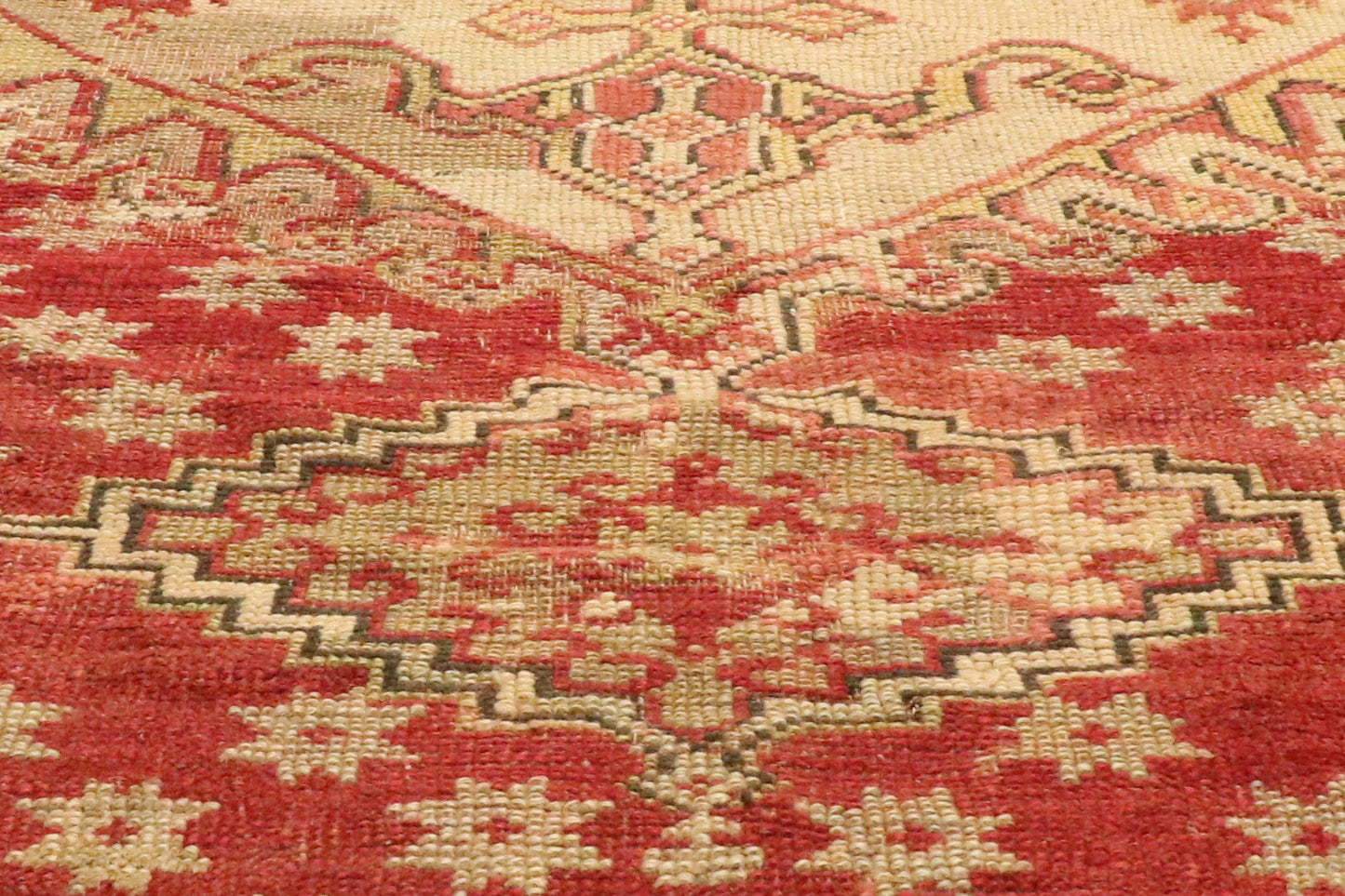 14 x 16 Antique Turkish Oushak Rug 77477