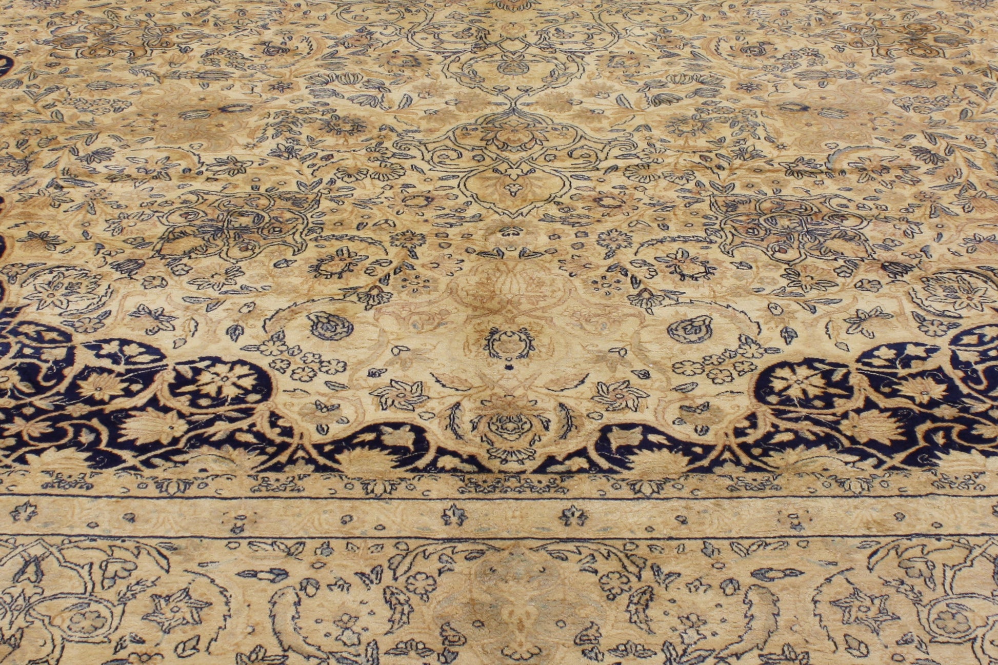 11 x 17 Antique Persian Kerman Rug 74229