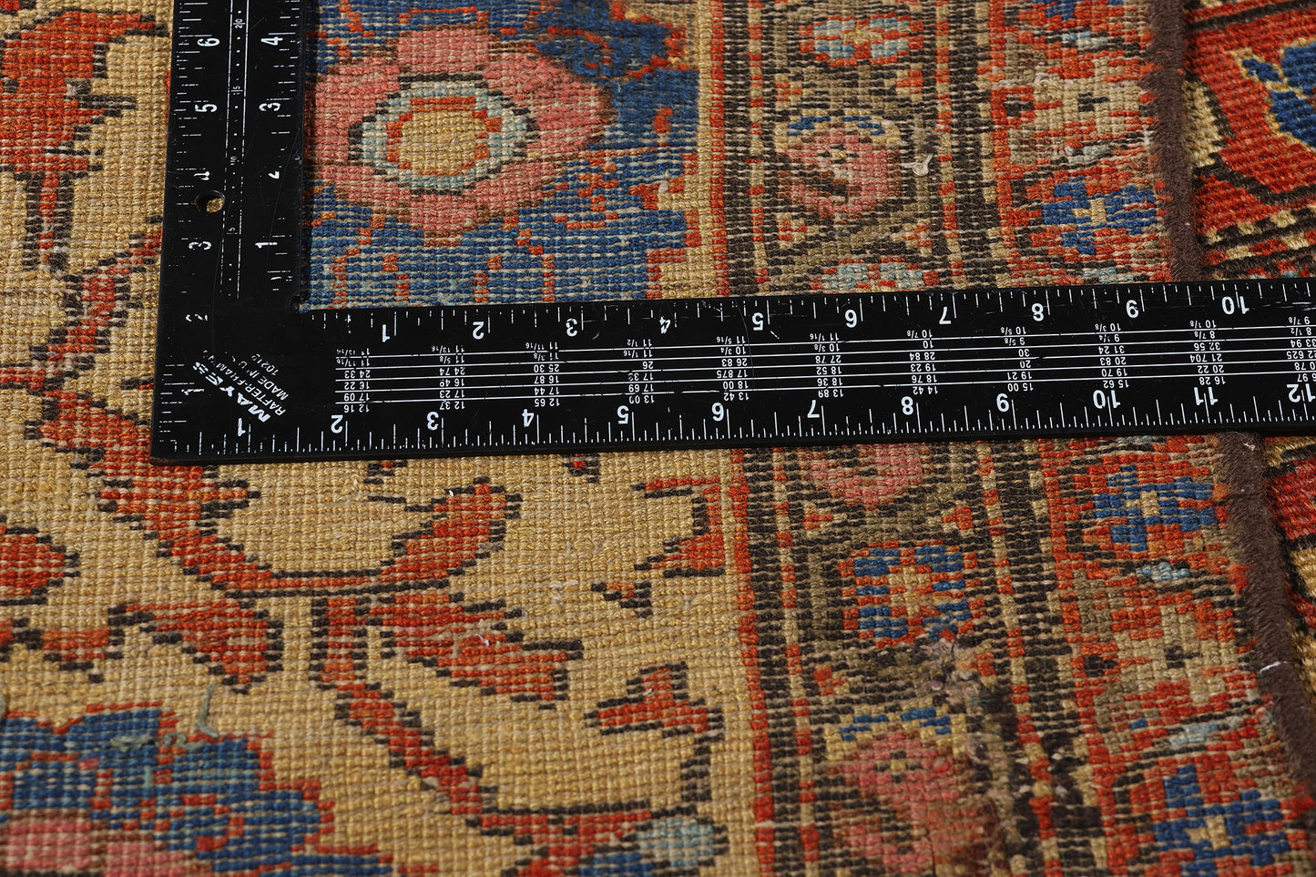 13 x 17 Antique Persian Mahal Rug 90021