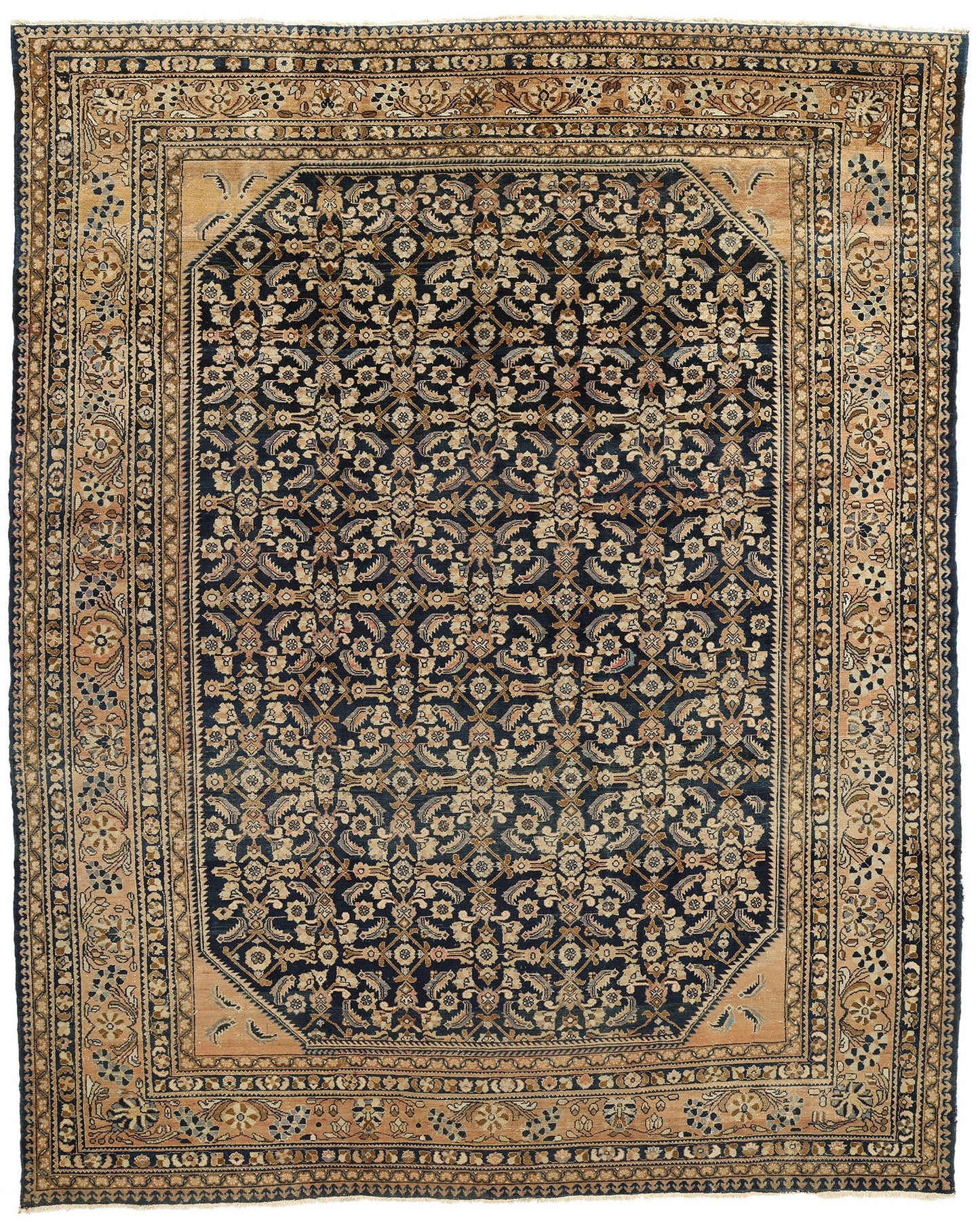 11 x 14 Antique Persian Malayer Rug 78896