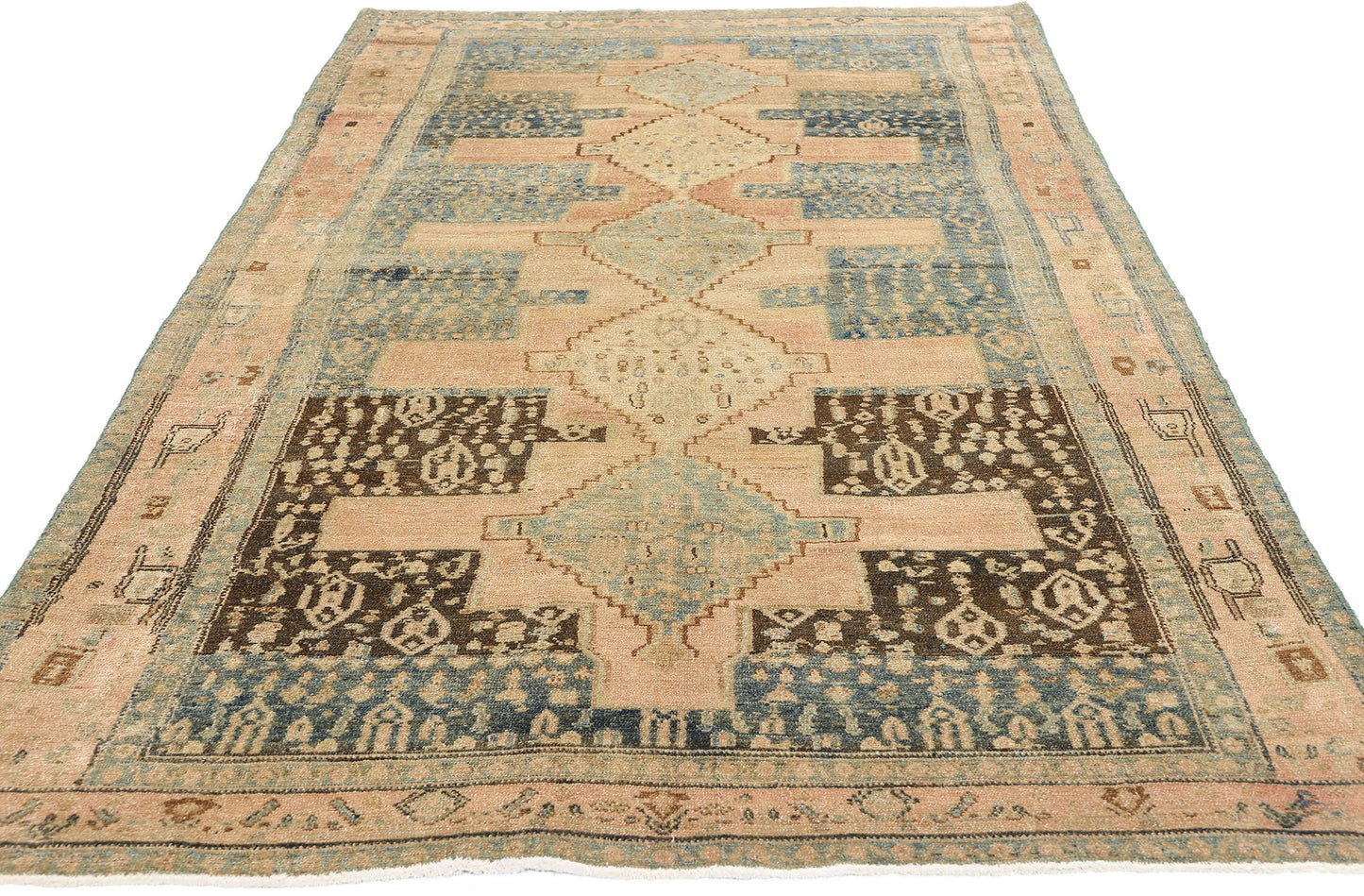 4 x 8 Antique Persian Malayer Rug 61265