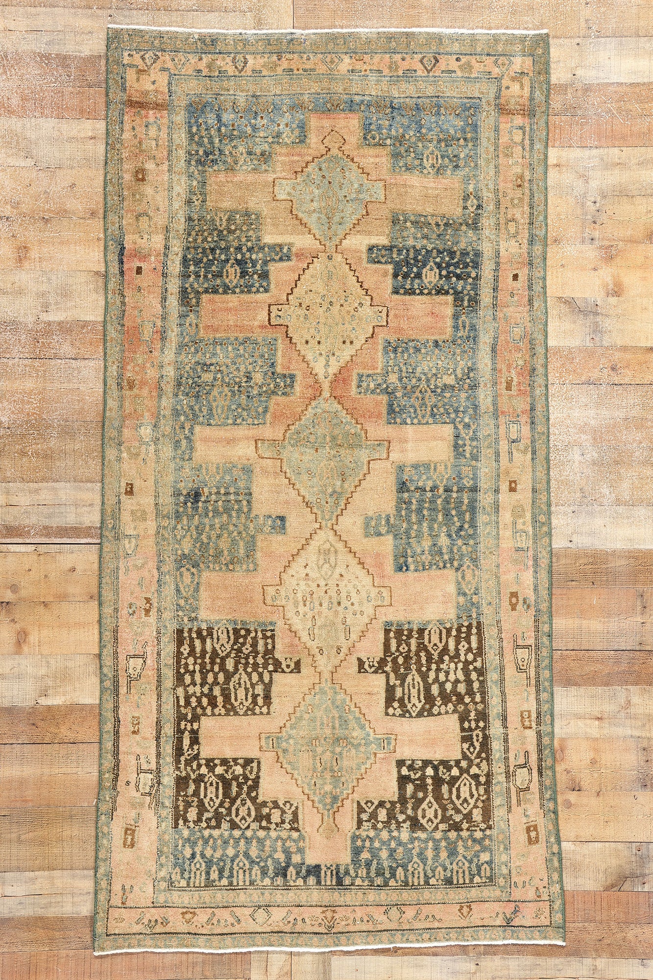 4 x 8 Antique Persian Malayer Rug 61265