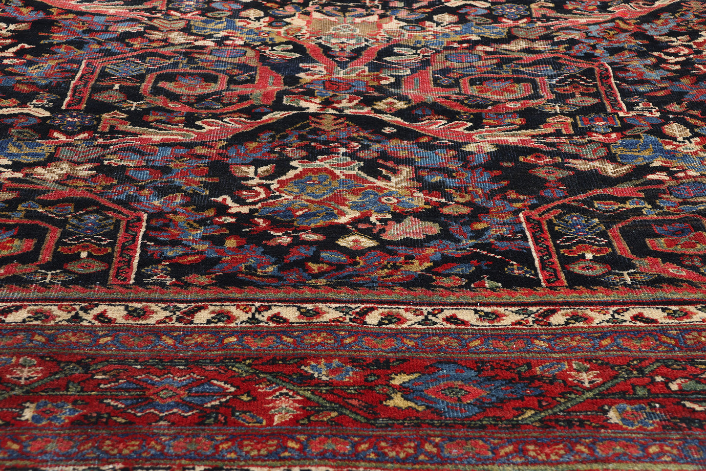 10 x 16 Antique Persian Sultanabad Mahal Rug 90022