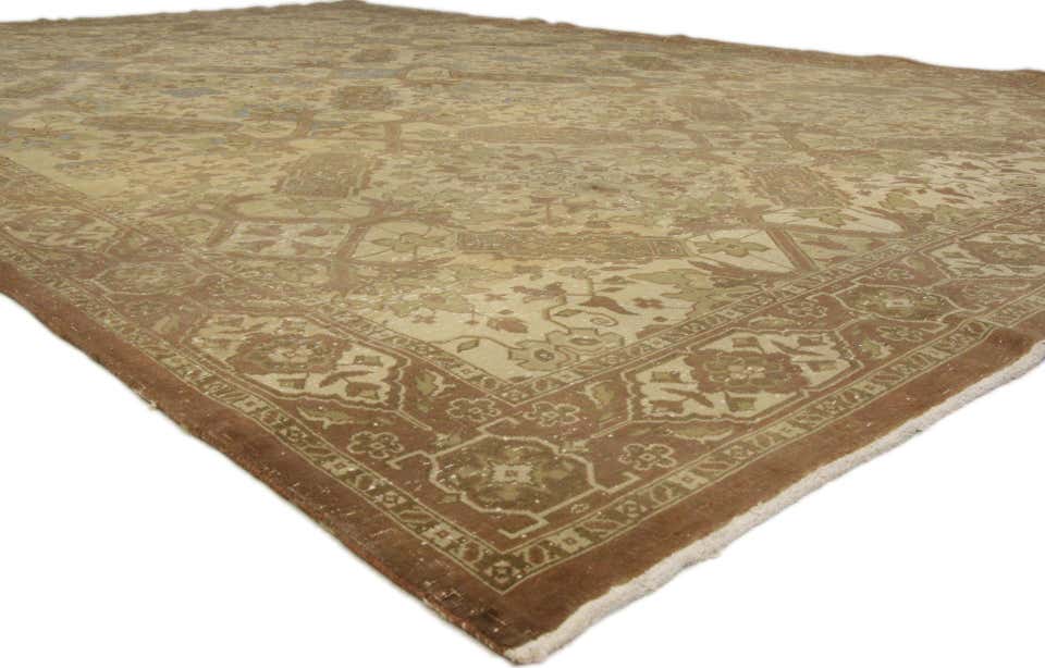 10 x 16 Antique Persian Tabriz Rug 51164