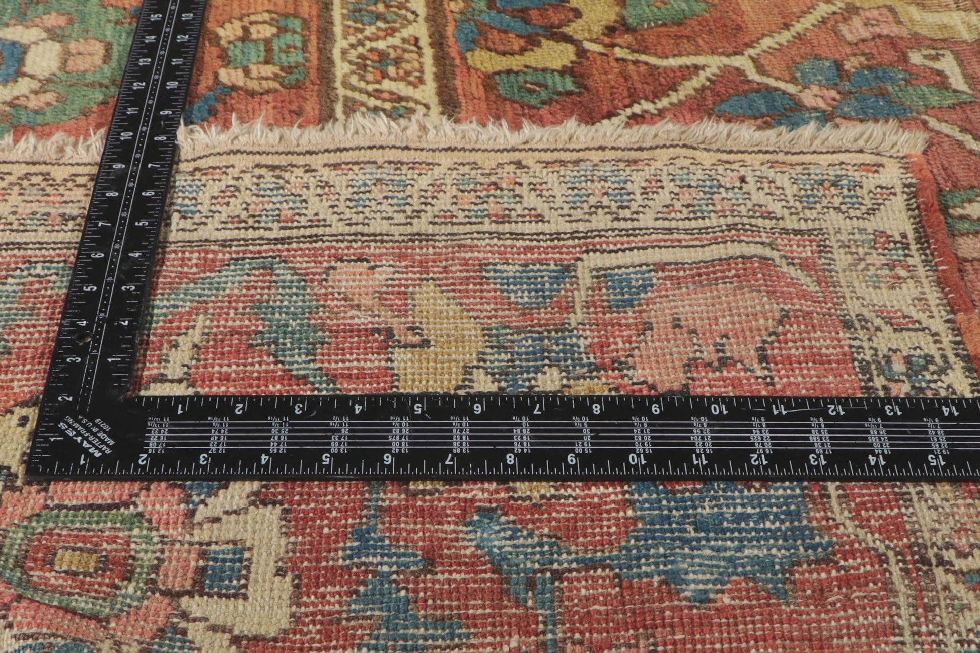 11 x 15 Antique Persian Bakshaish Rug 78290