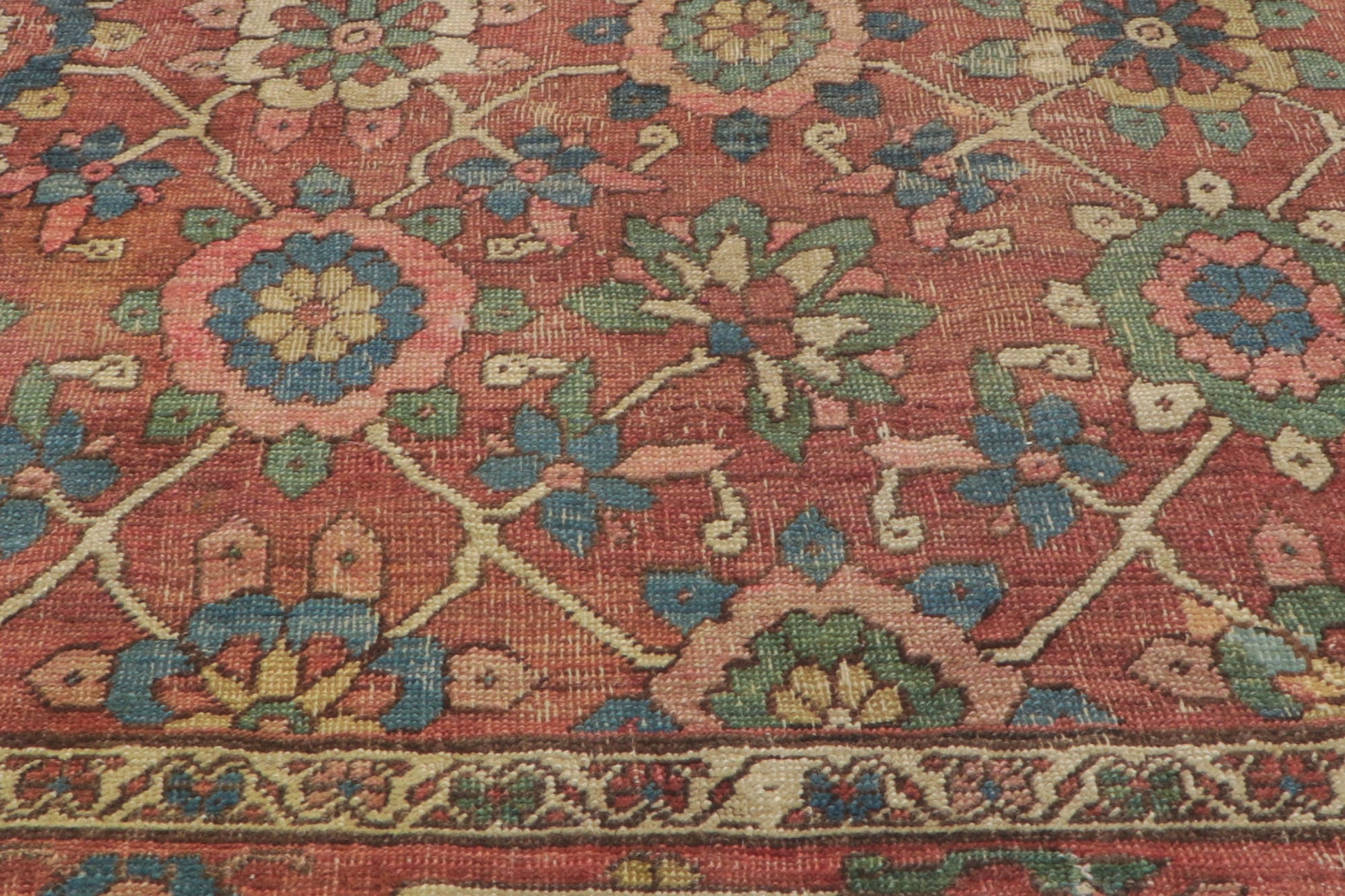 11 x 15 Antique Persian Bakshaish Rug 78290