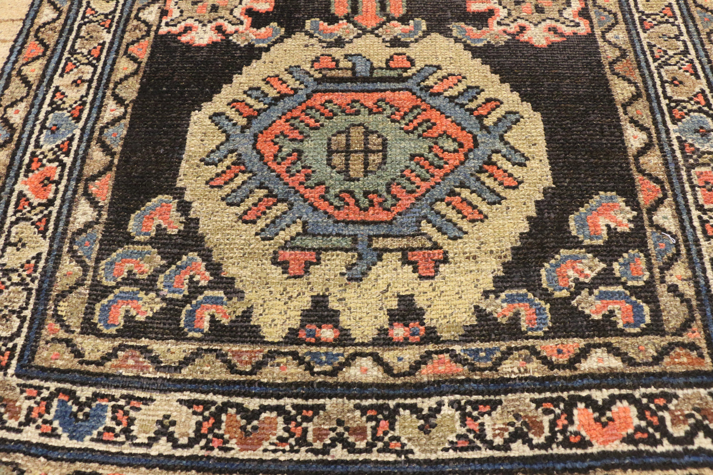 3 x 6 Antique Persian Nahavand Hamadan Rug 72610