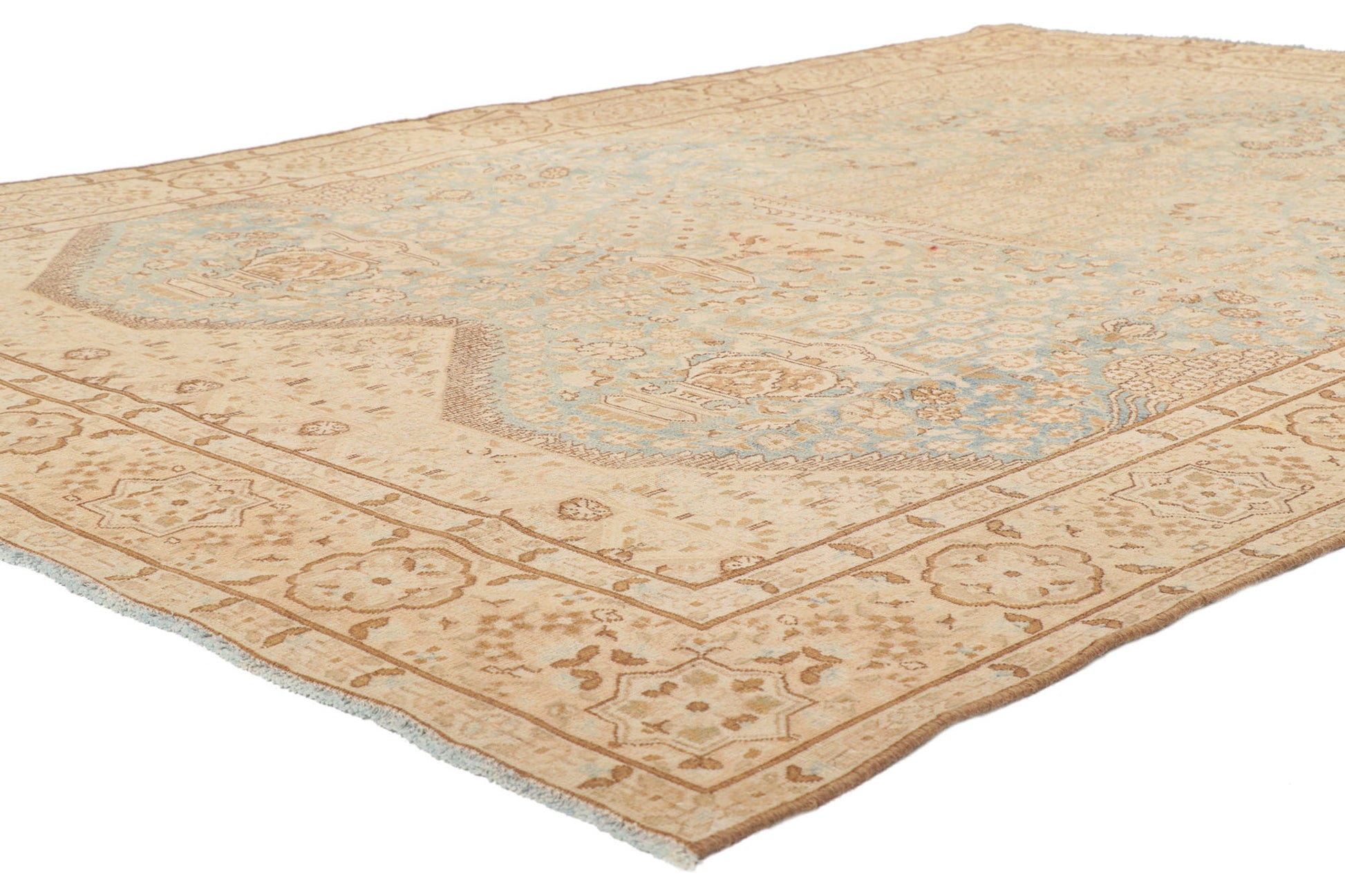 7 x 10 Antique Persian Kerman Rug 53739