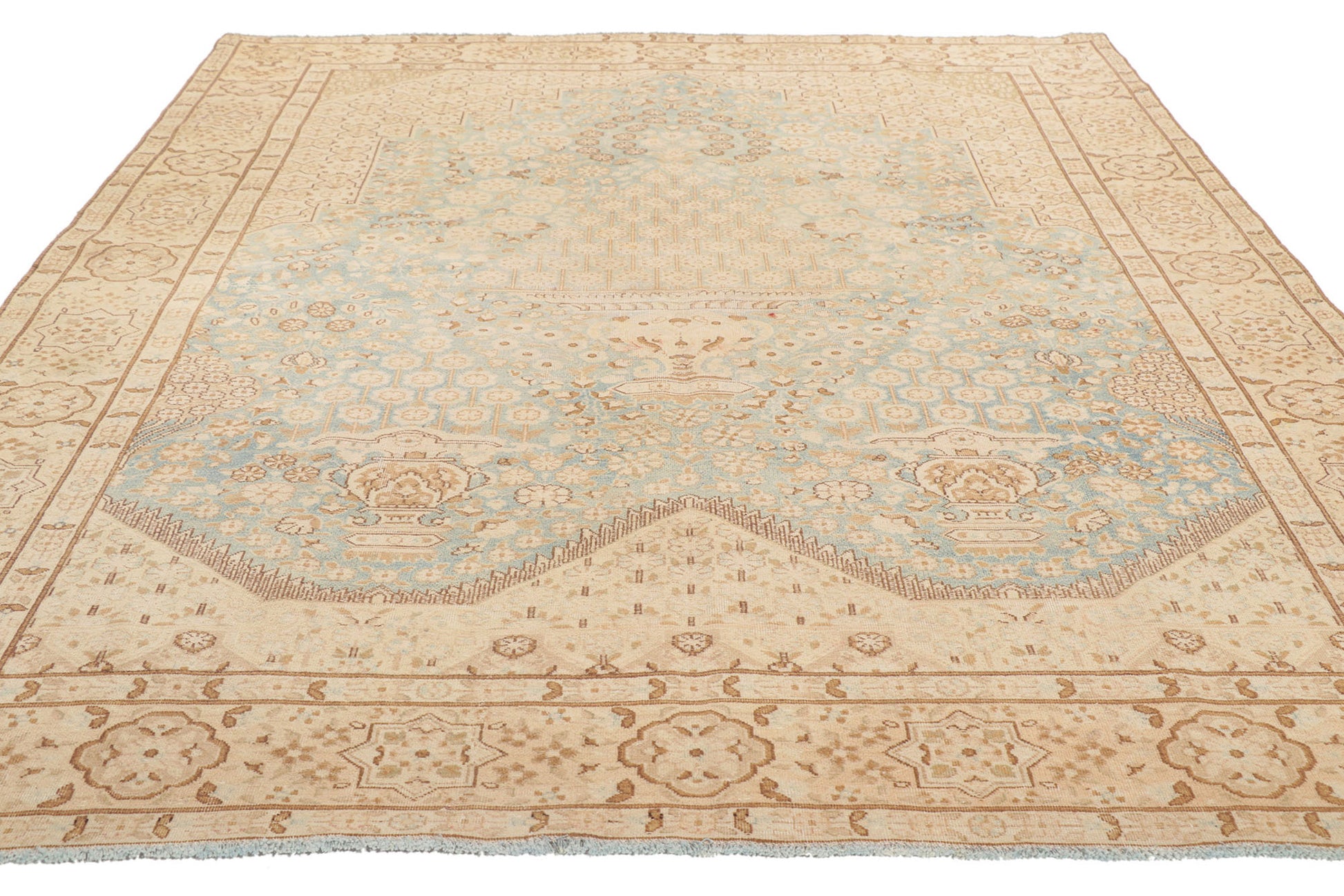 7 x 10 Antique Persian Kerman Rug 53739