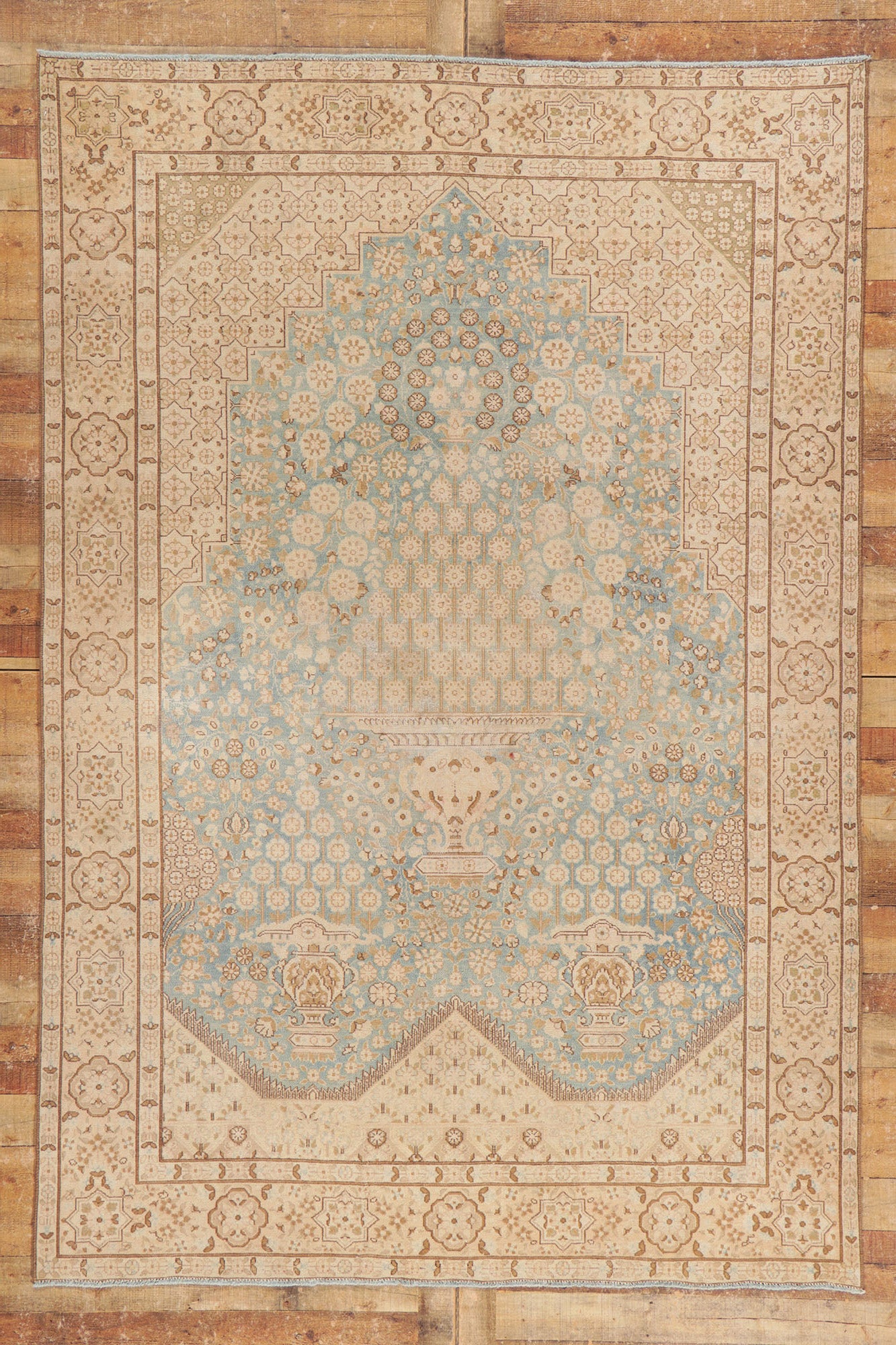 7 x 10 Antique Persian Kerman Rug 53739
