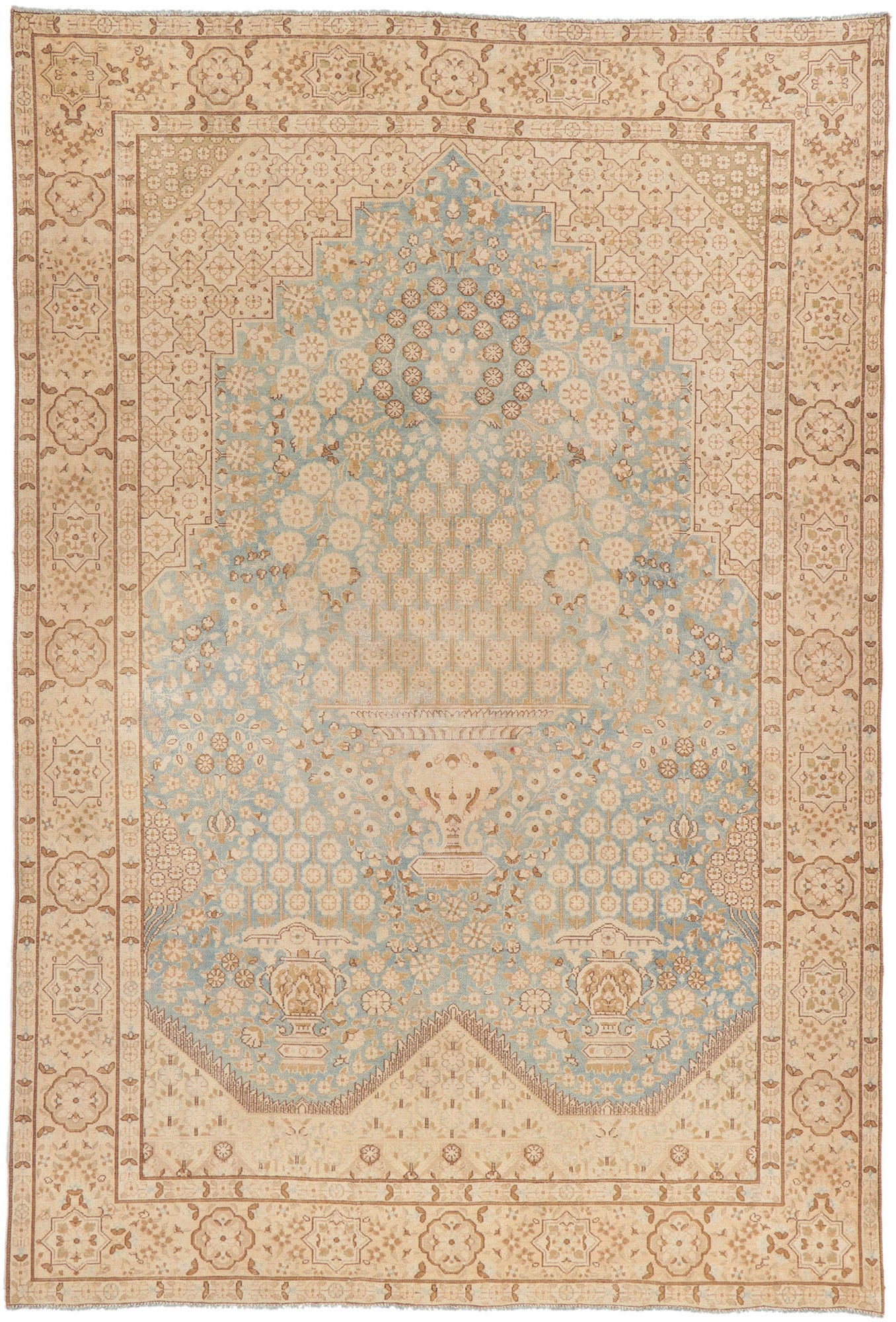 7 x 10 Antique Persian Kerman Rug 53739