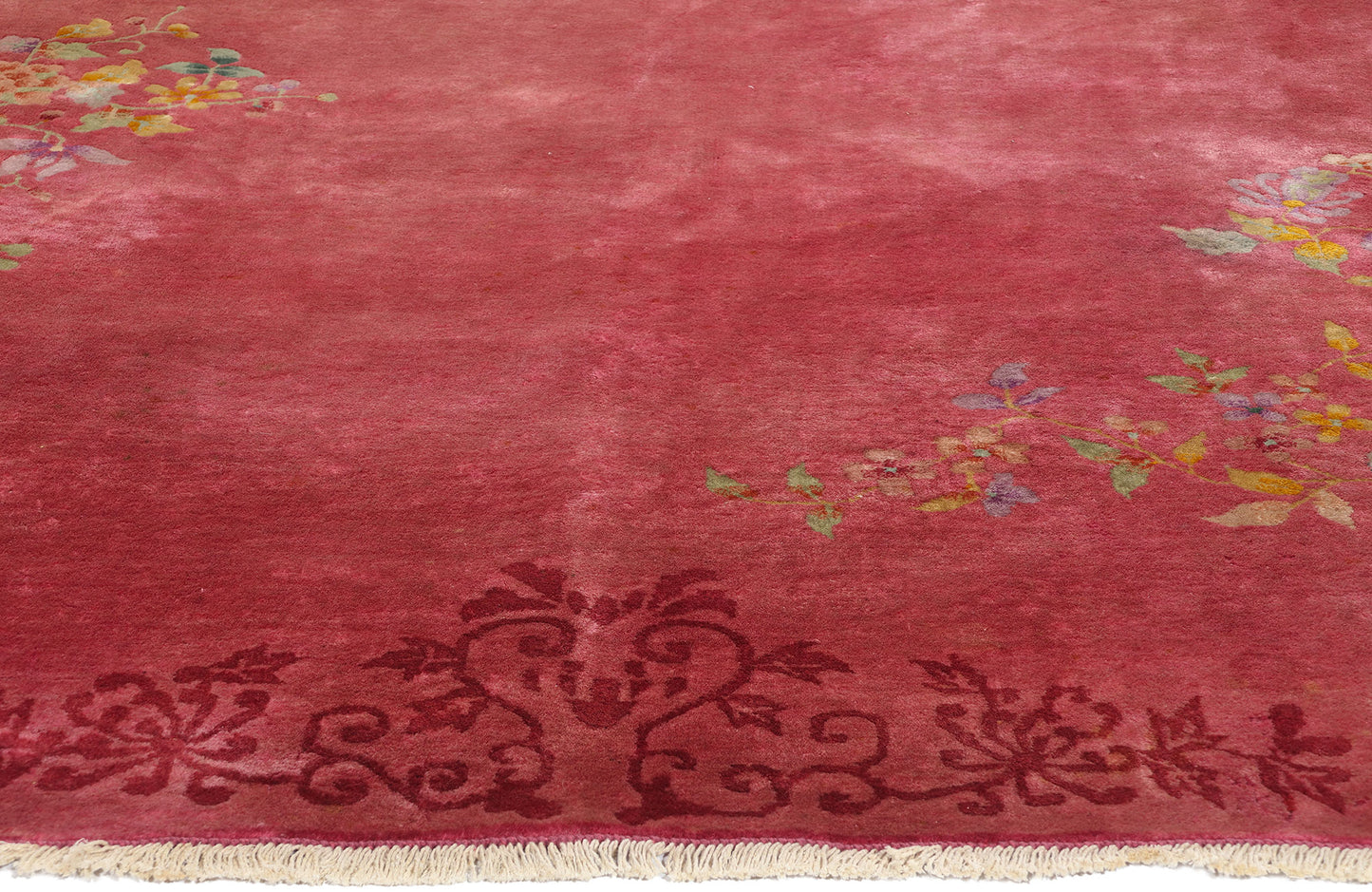 9 x 11 Antique Chinese Art Deco Rug 78894