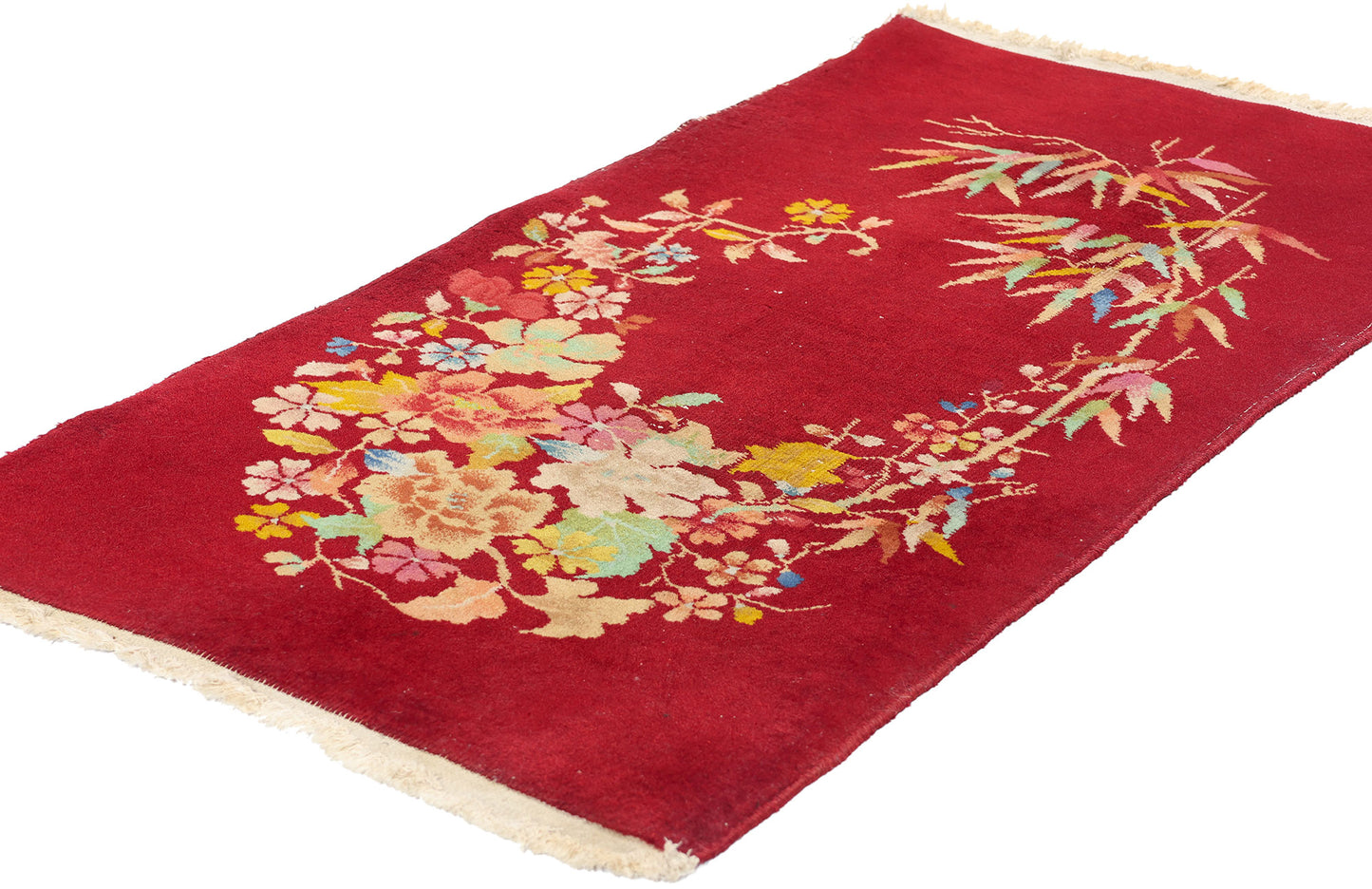 2 x 4 Antique Chinese Art Deco Rug 78895