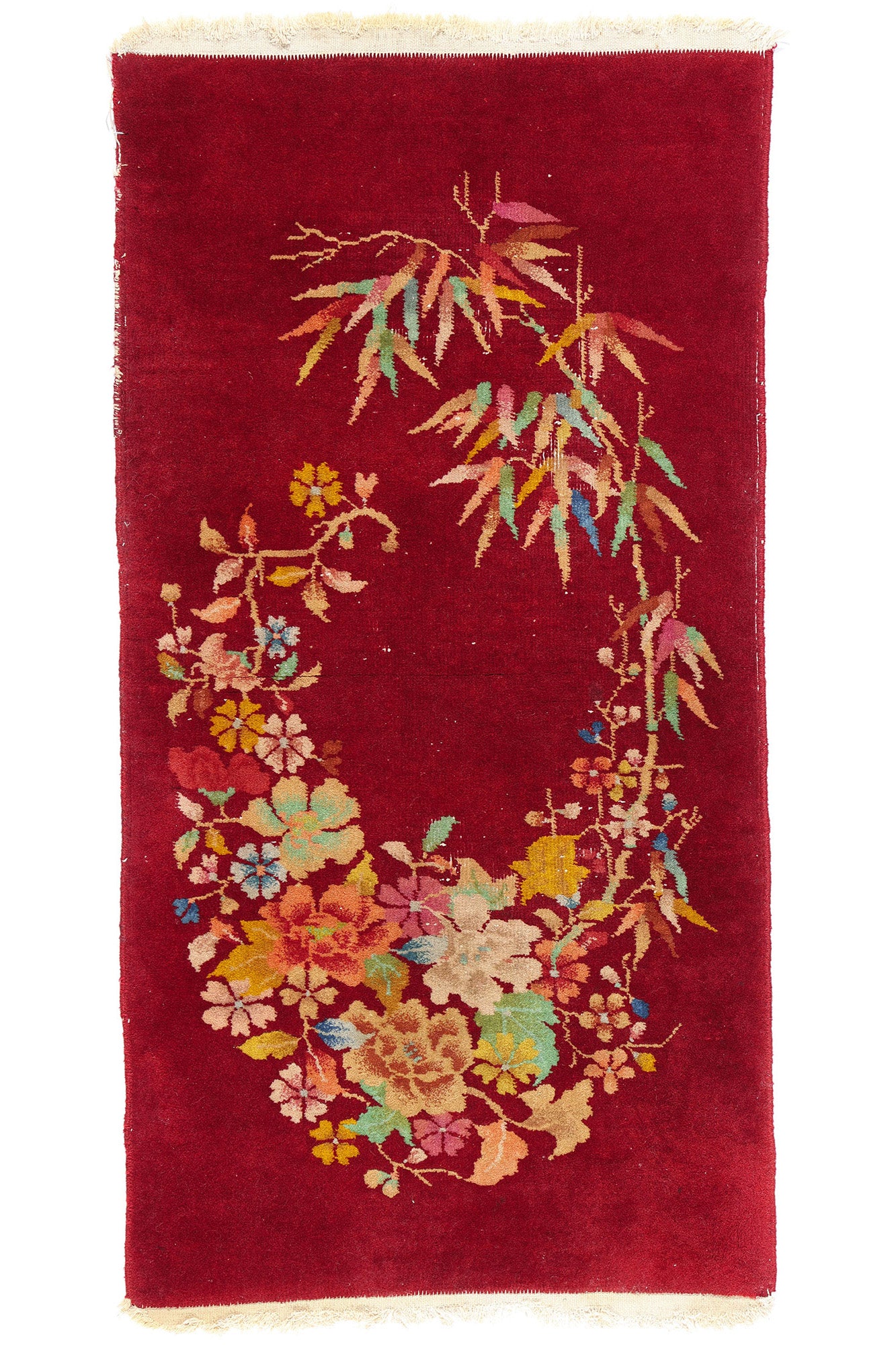 2 x 4 Antique Chinese Art Deco Rug 78895