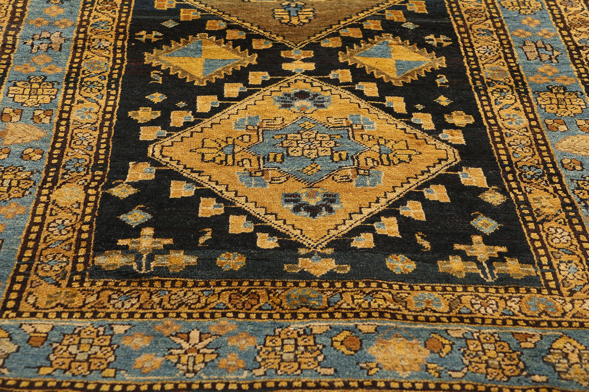 3 x 11 Antique Persian Sarab Rug 73326