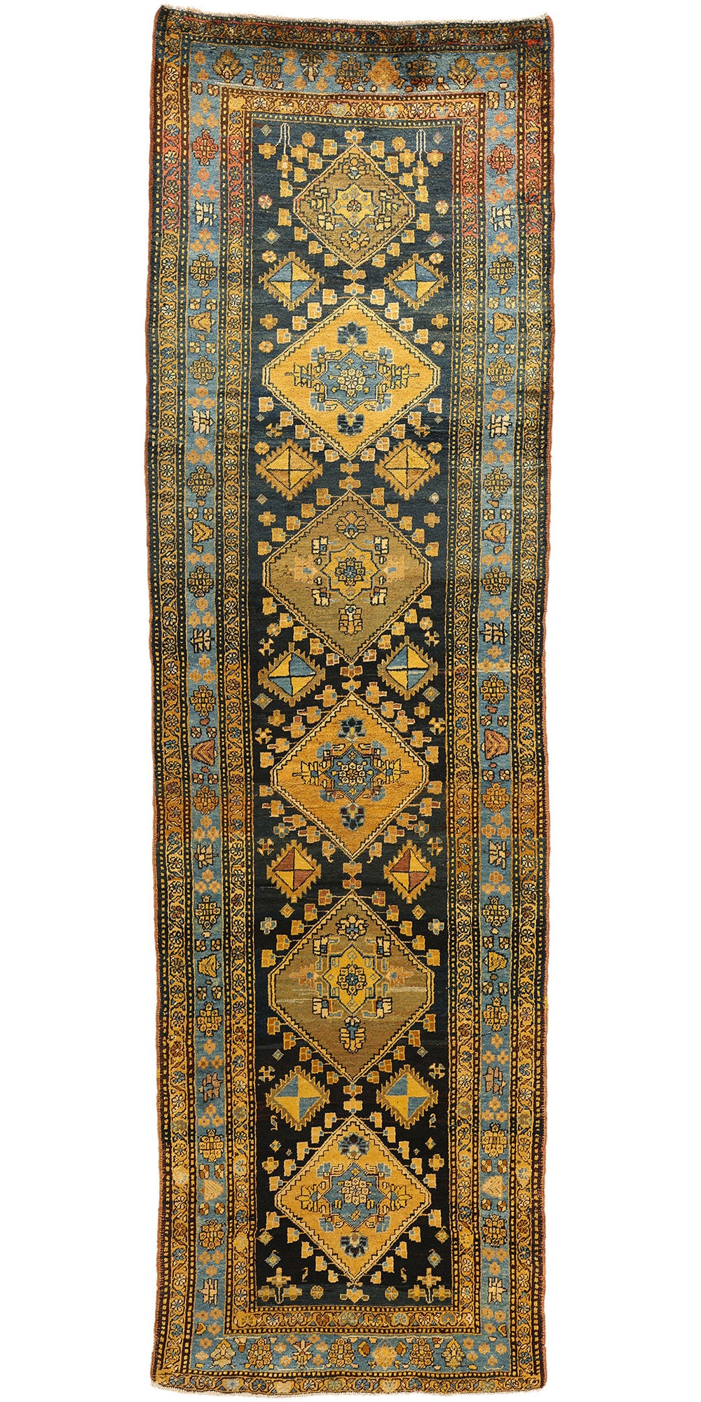 3 x 11 Antique Persian Sarab Rug 73326