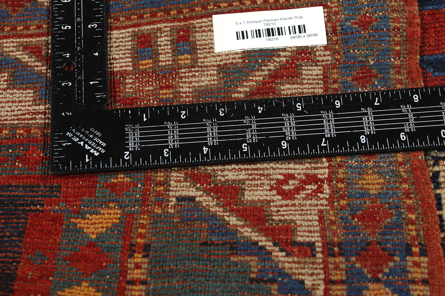 5 x 7 Antique Caucasian Kazak Rug 78210