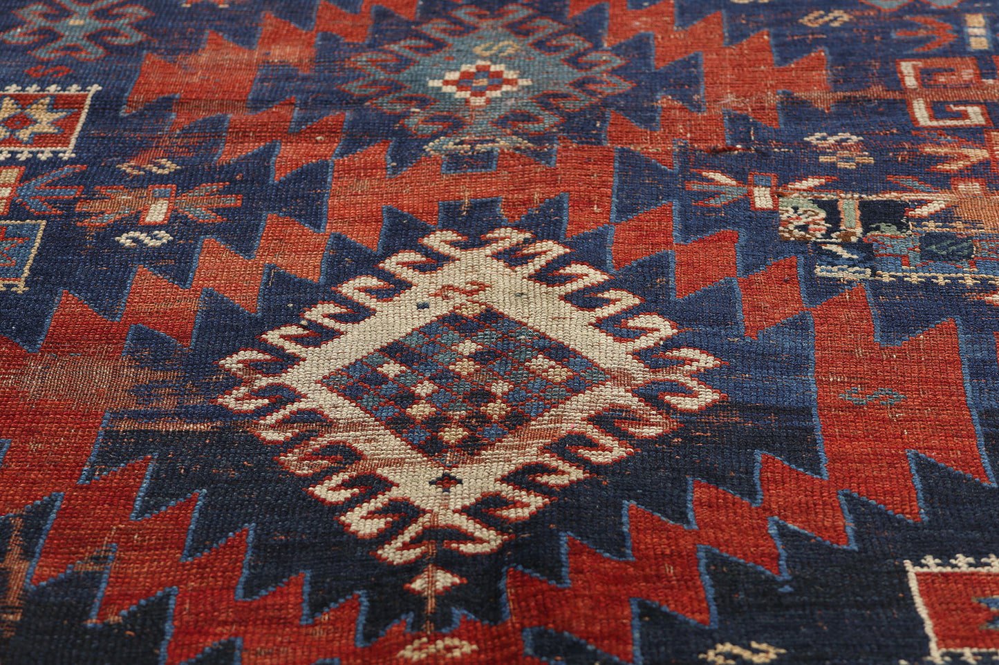5 x 7 Antique Caucasian Kazak Rug 78210