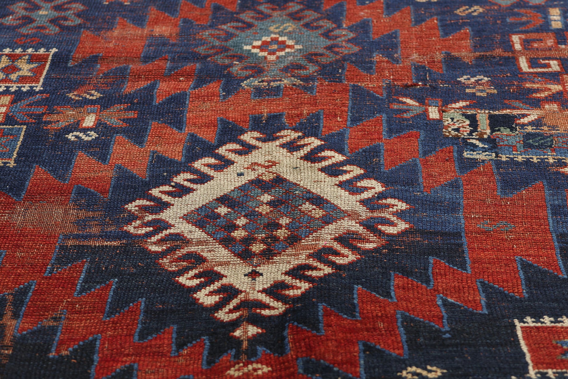 5 x 7 Antique Caucasian Kazak Rug 78210