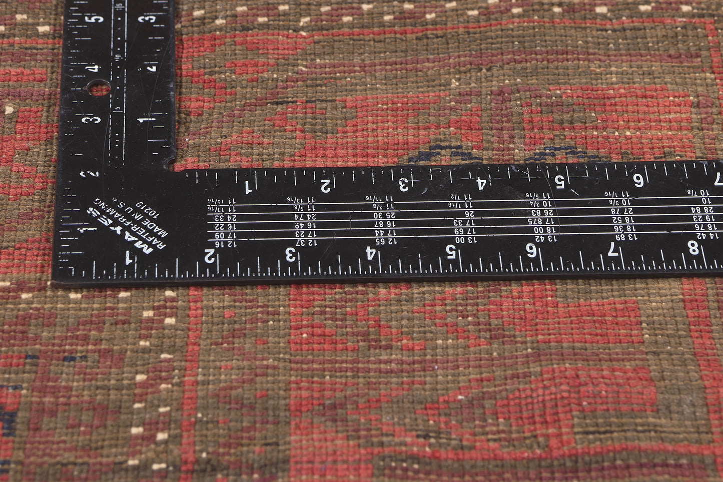 4 x 12 Antique Turkoman Afghan Rug 78673