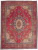 10 x 13 Antique-Worn Persian Tabriz Rug 78088
