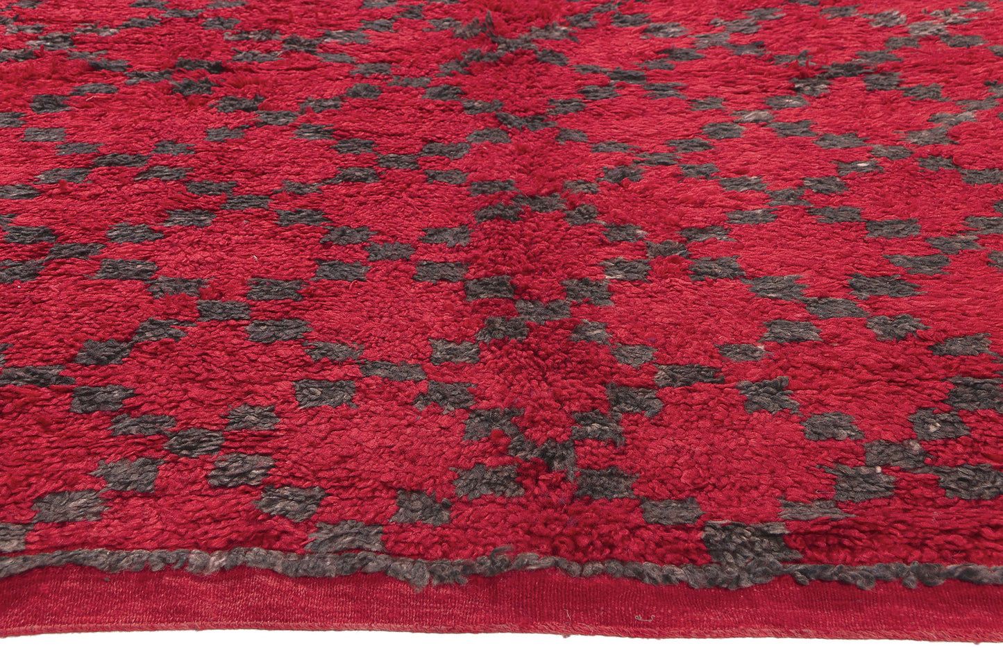 6 x 9 Vintage Red Beni MGuild Moroccan Rug 20975