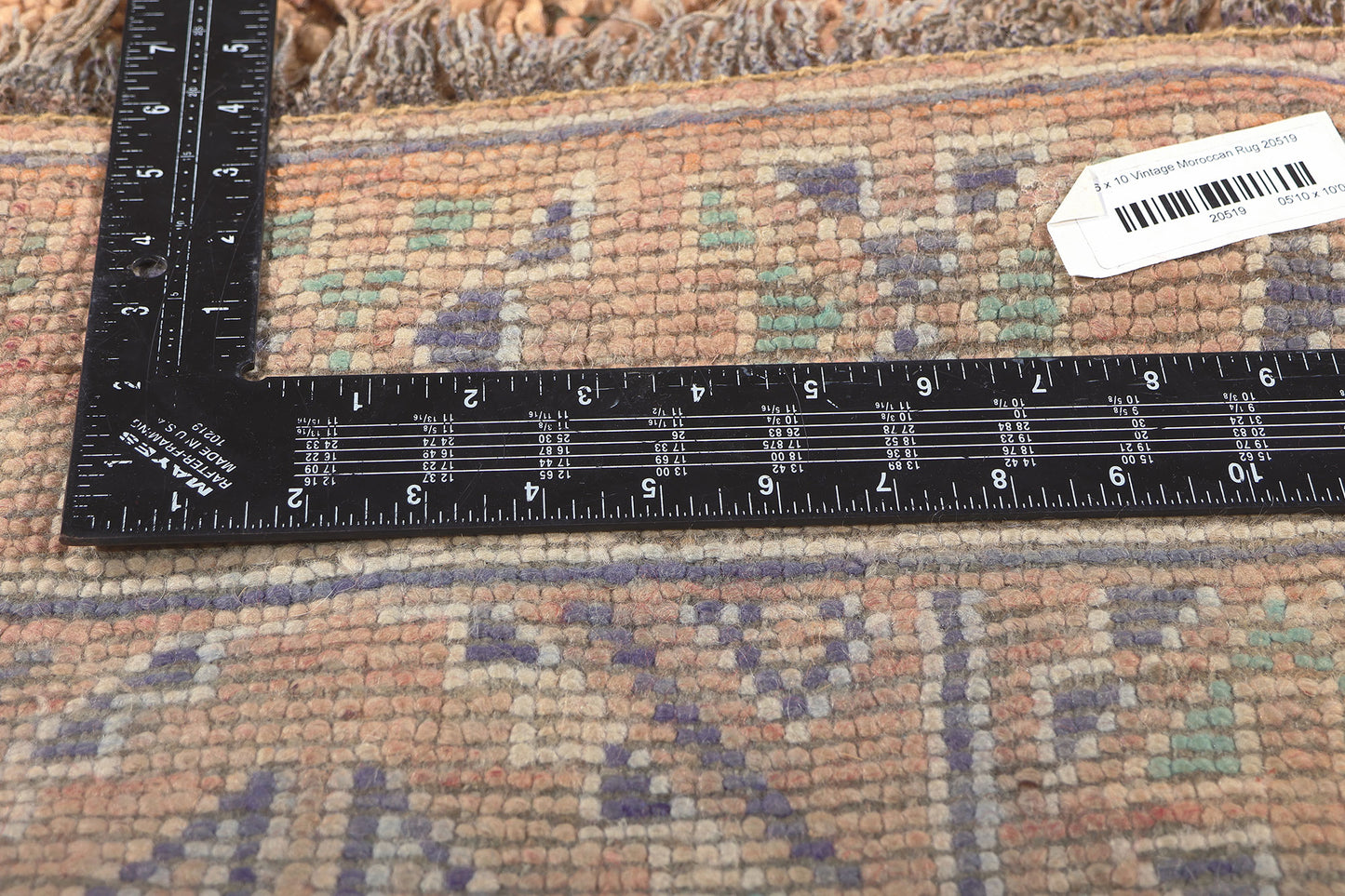 6 x 10 Vintage Beni MGuild Moroccan Rug 20519
