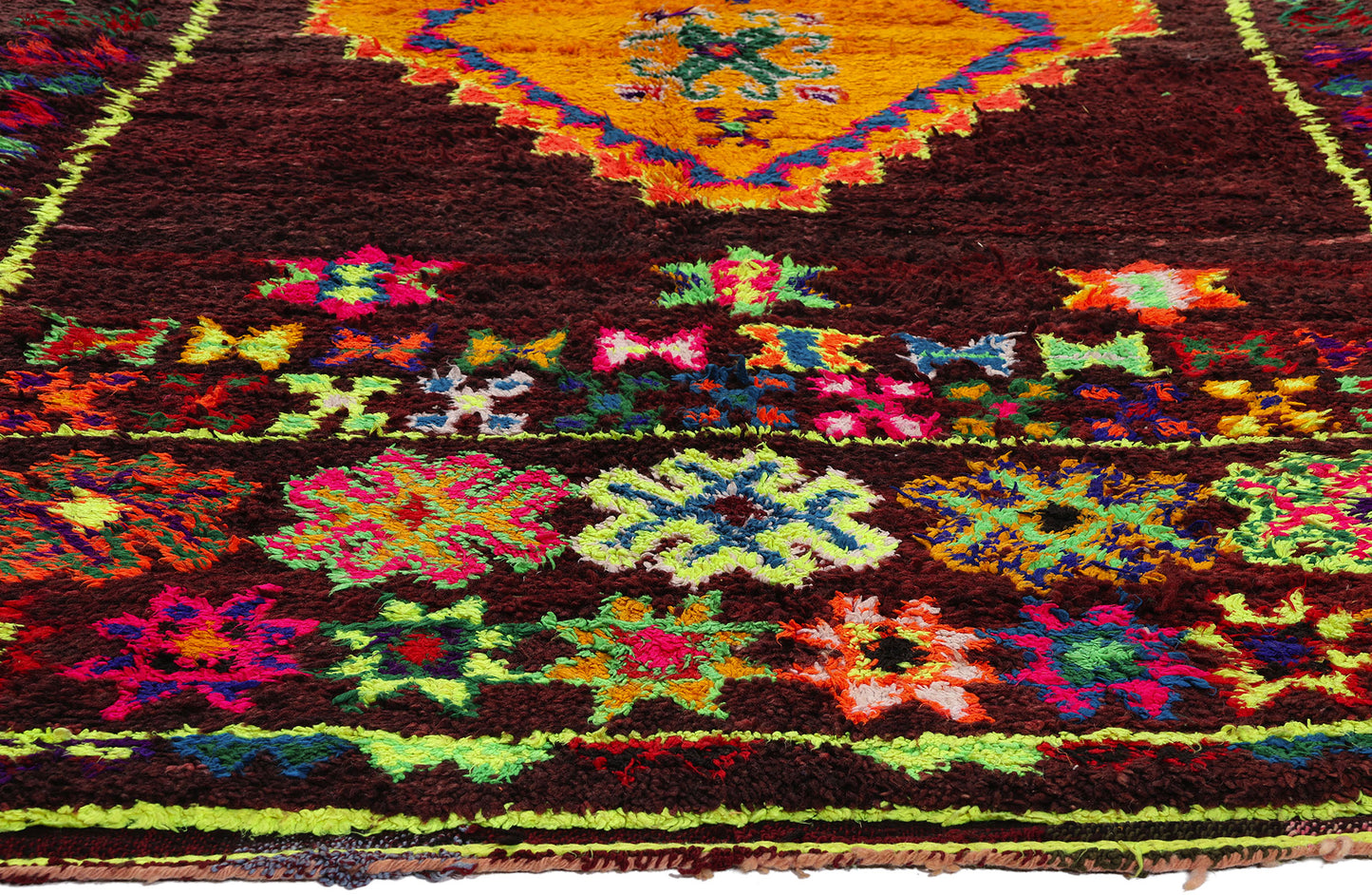 5 x 11 Colorful Vintage Beni MGuild Moroccan Rug 21804