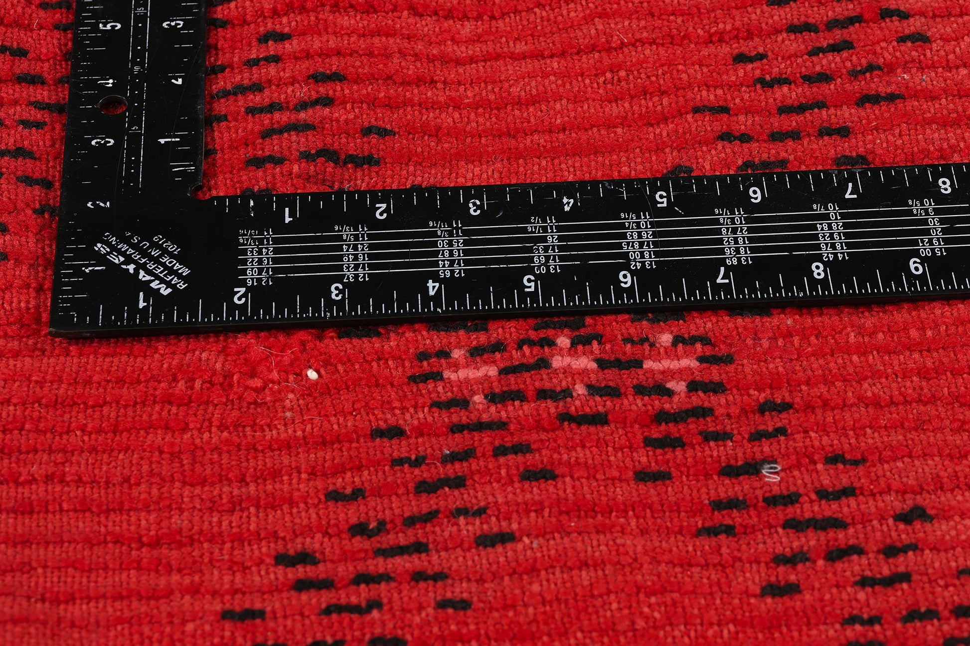 6 x 10 Vintage Red Beni Mrirt Moroccan Rug 21731