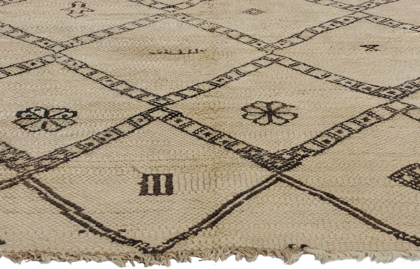 6 x 7 Vintage Moroccan Beni Ourain Rug 21765