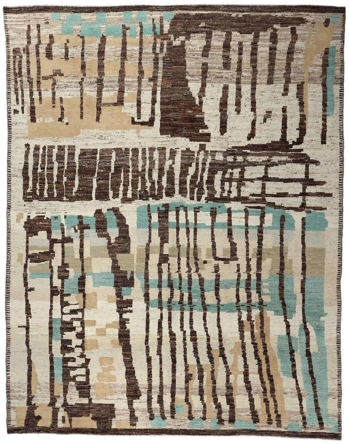 12 x 15 Organic Modern Brutalist Moroccan Rug 81064