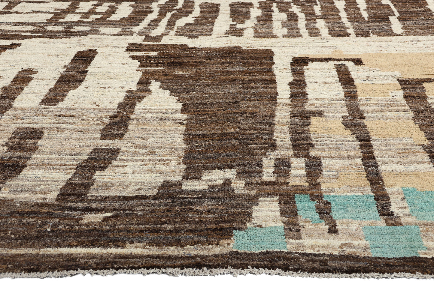 12 x 15 Organic Modern Brutalist Moroccan Rug 81064