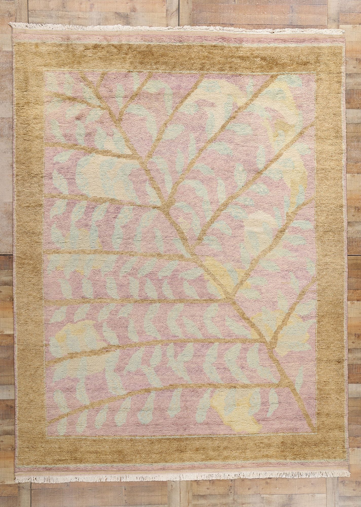 9 x 12 Modern Biophilic Moroccan Rug 31269