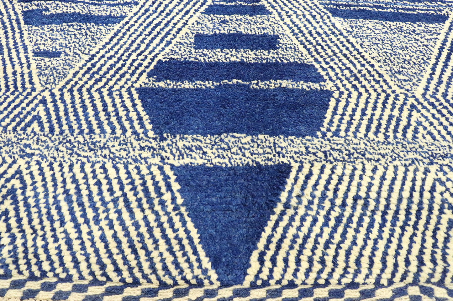 10 x 14 Blue Moroccan Area Rug 80586
