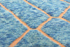 5 x 8 Modern Blue Beni Mrirt Moroccan Rug 21053