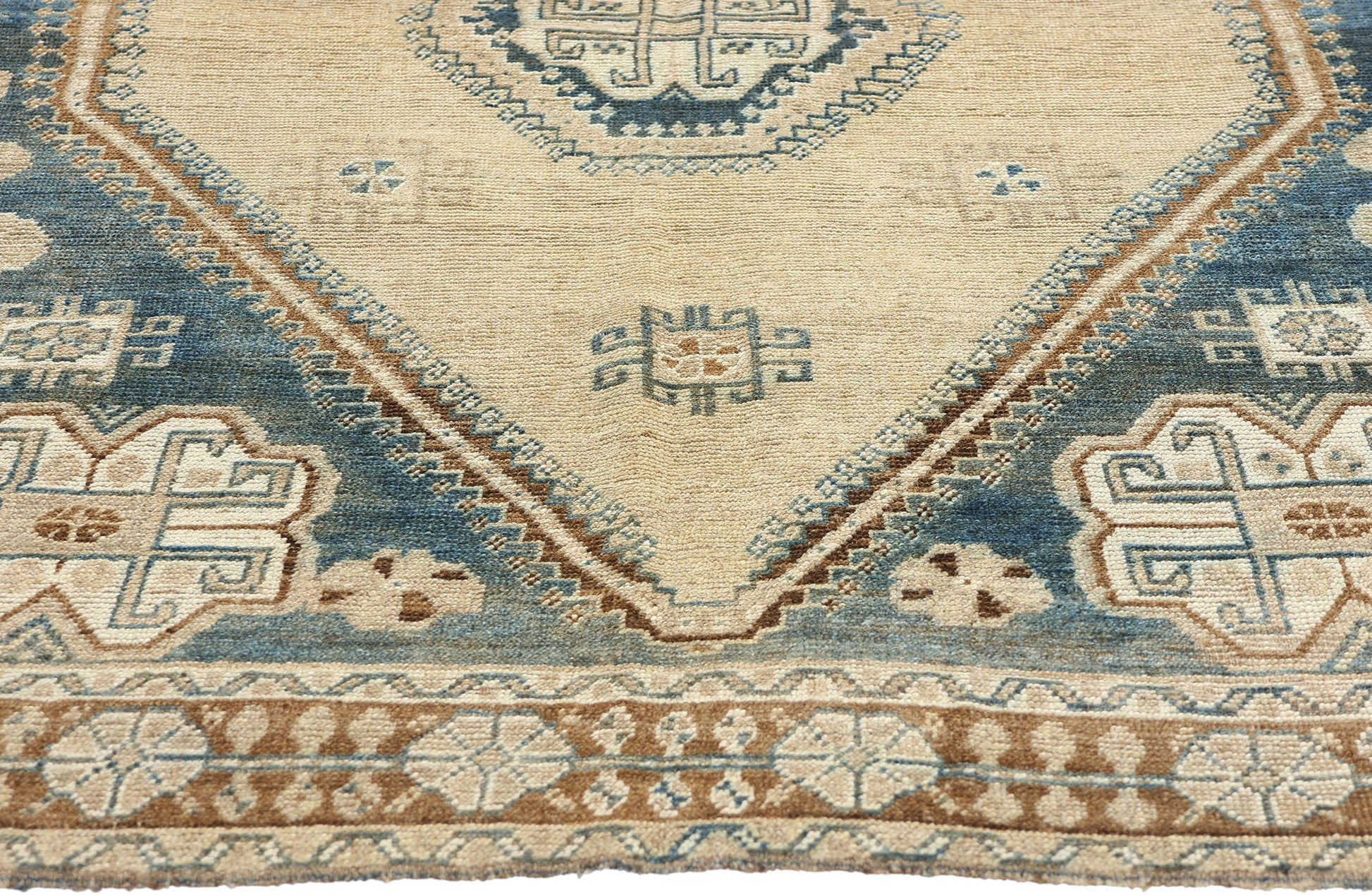 5 x 7 Antique Blue Persian Shiraz Rug 53771