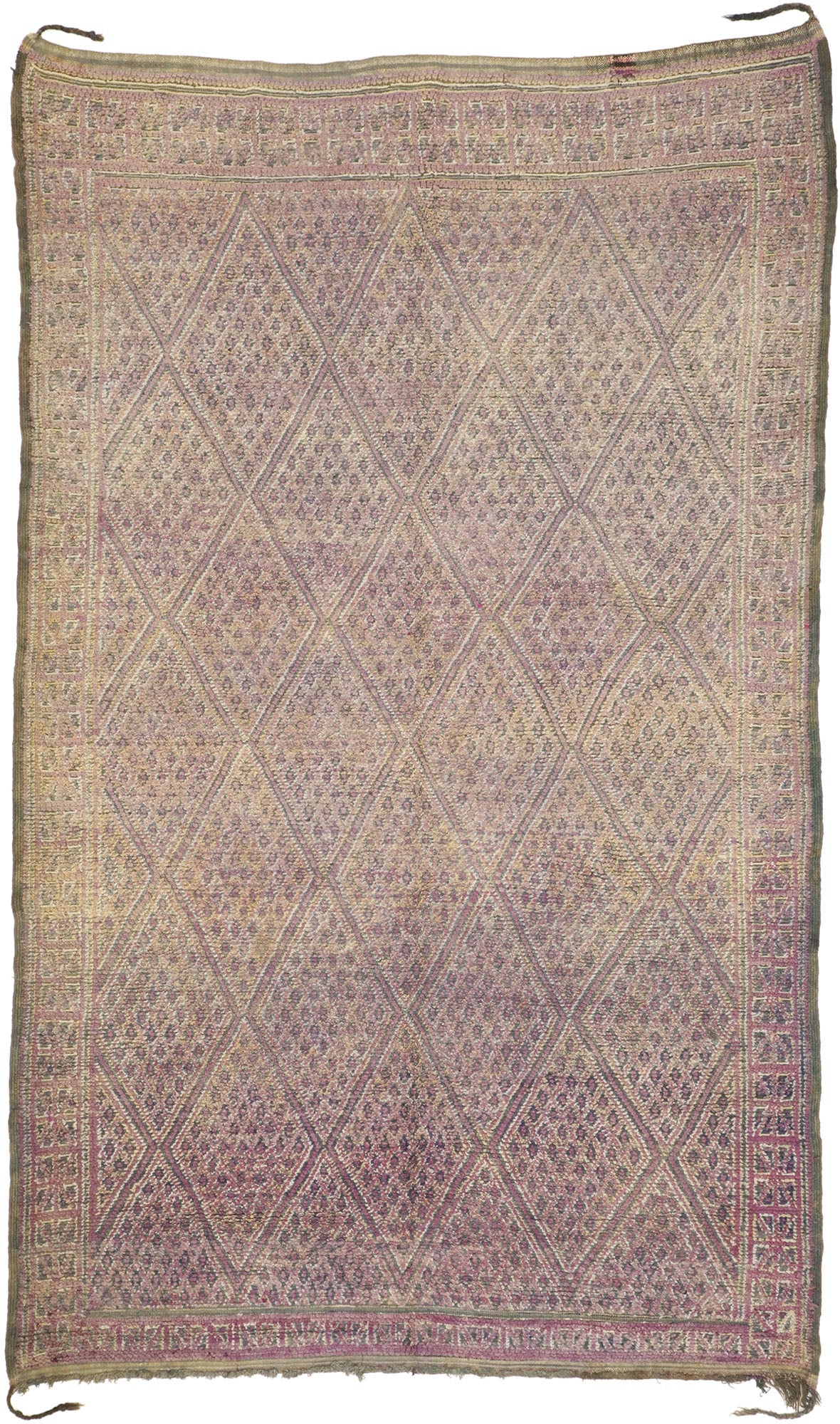7 x 12 Vintage Purple Beni MGuild Moroccan Rug 20985