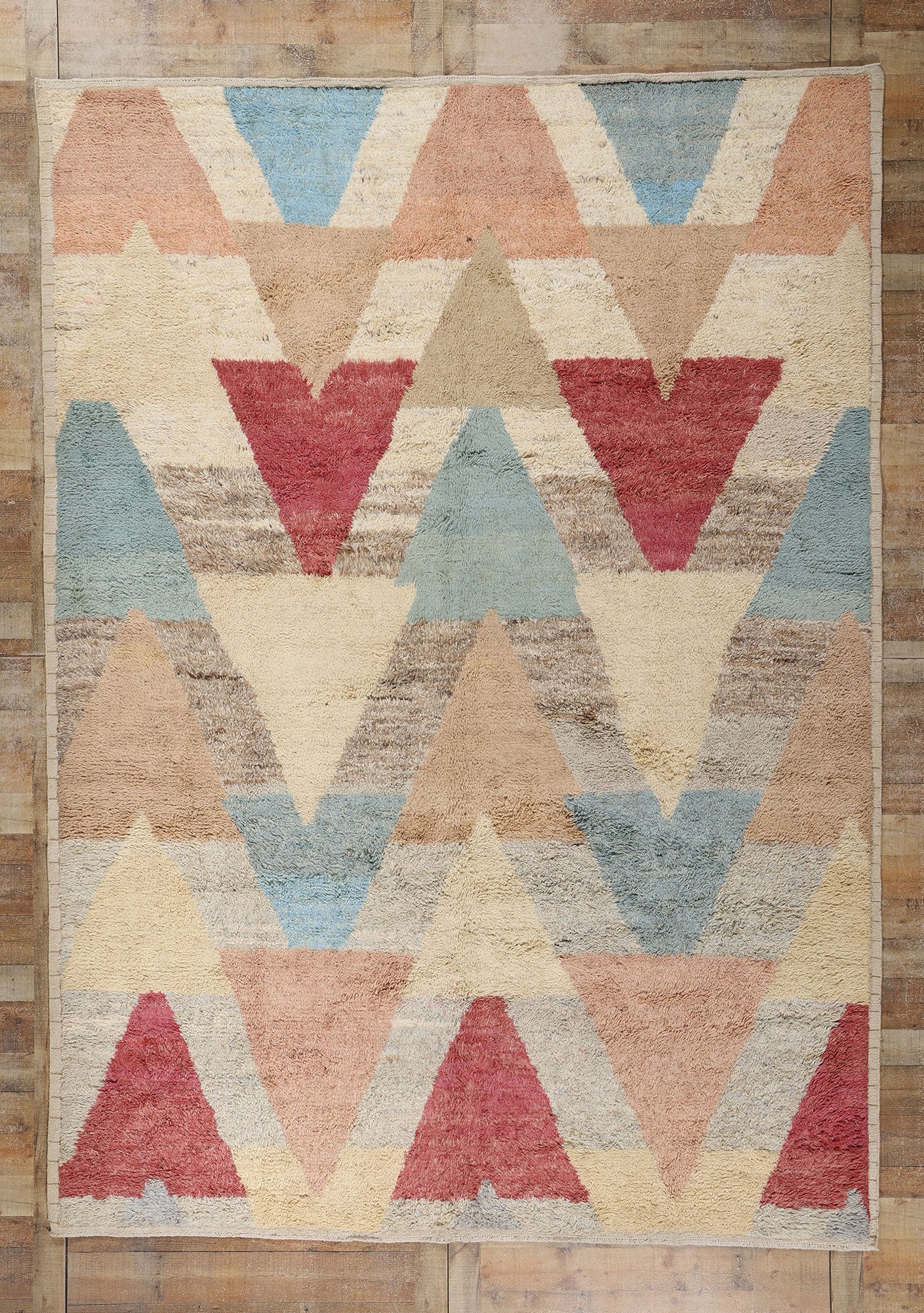 9 x 12 Modern Bohemian Moroccan Rug 81061