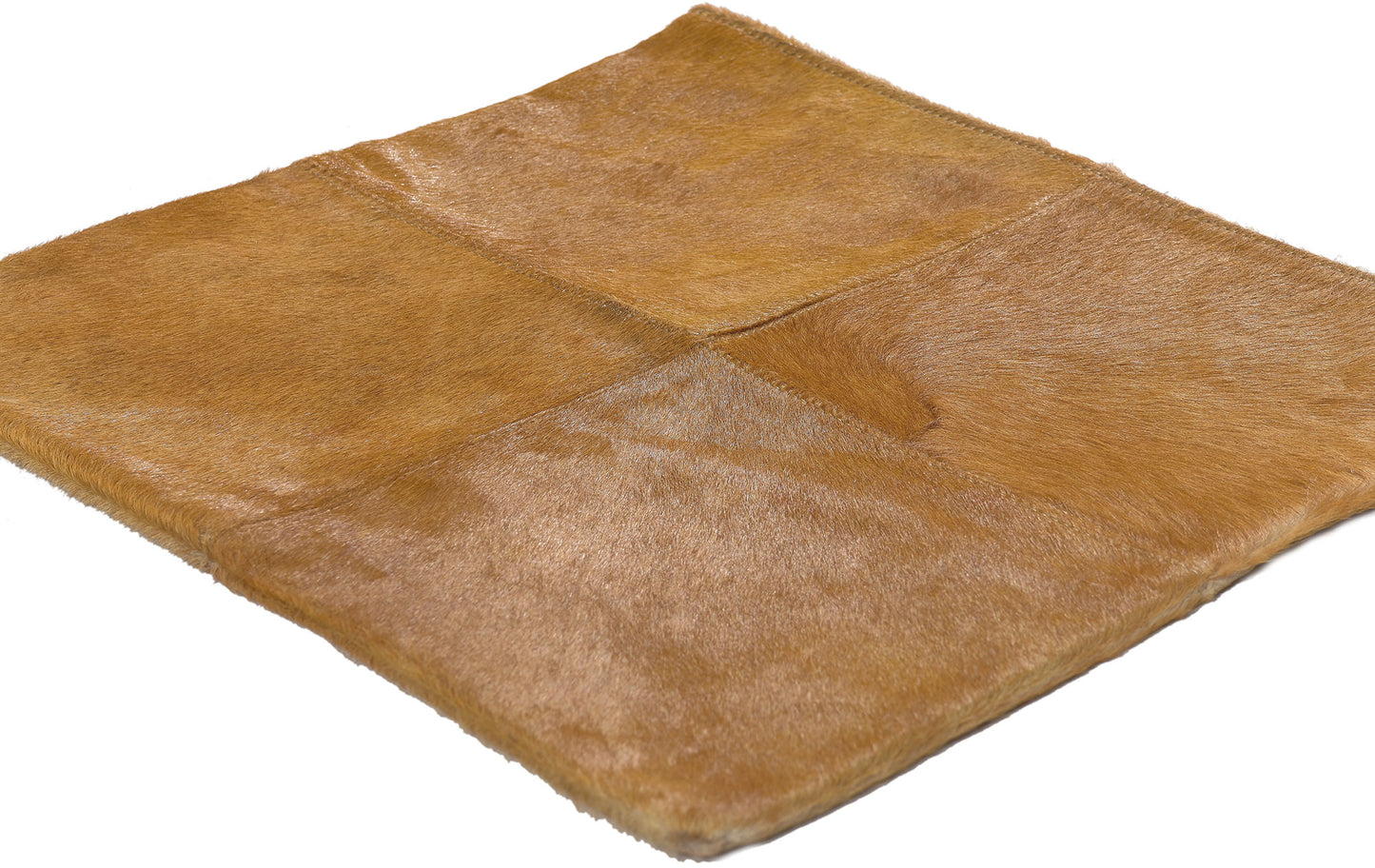 2 x 2 Brown Cowhide Pillow Cover 30896