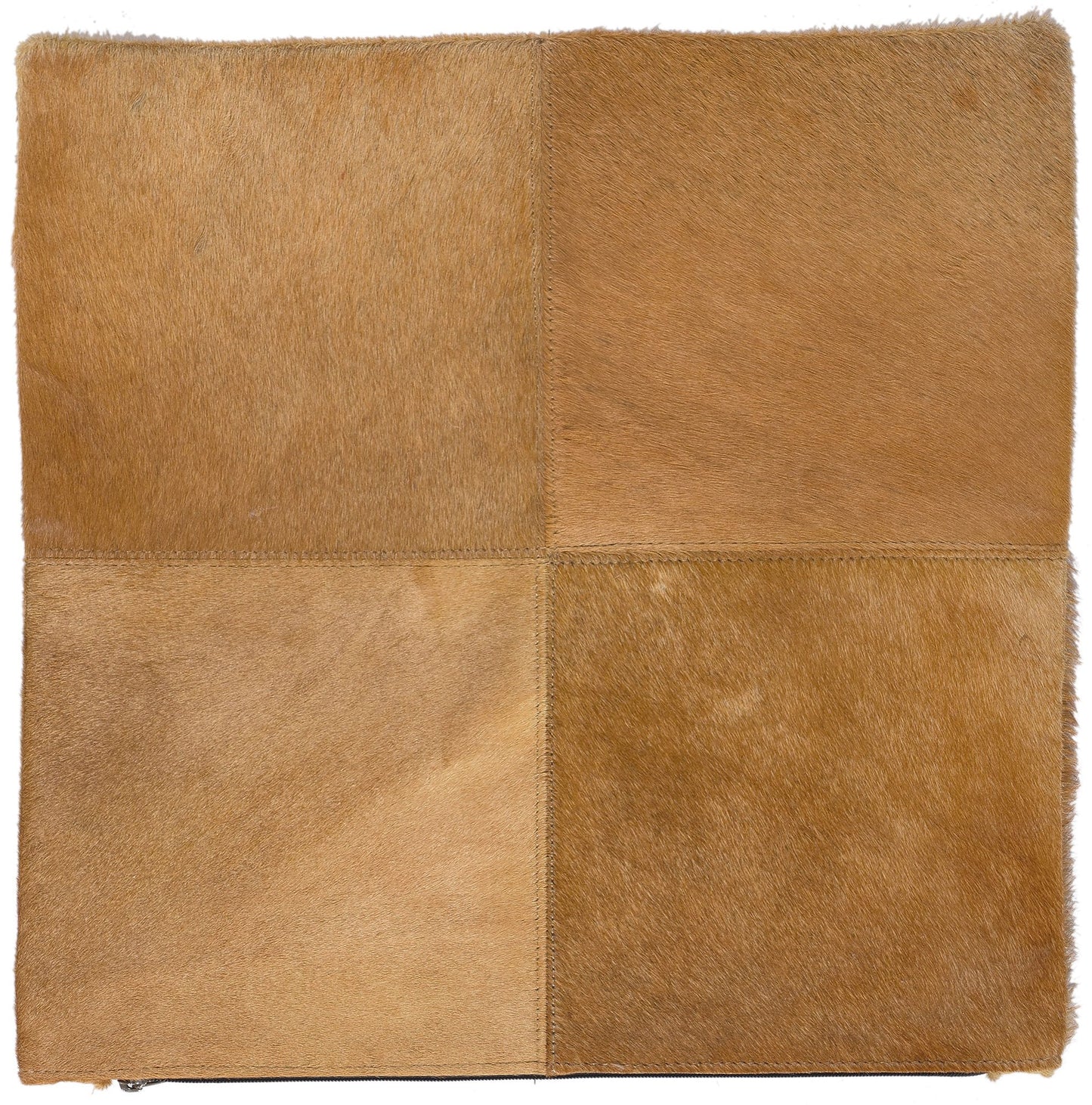 2 x 2 Brown Cowhide Pillow Cover 30896