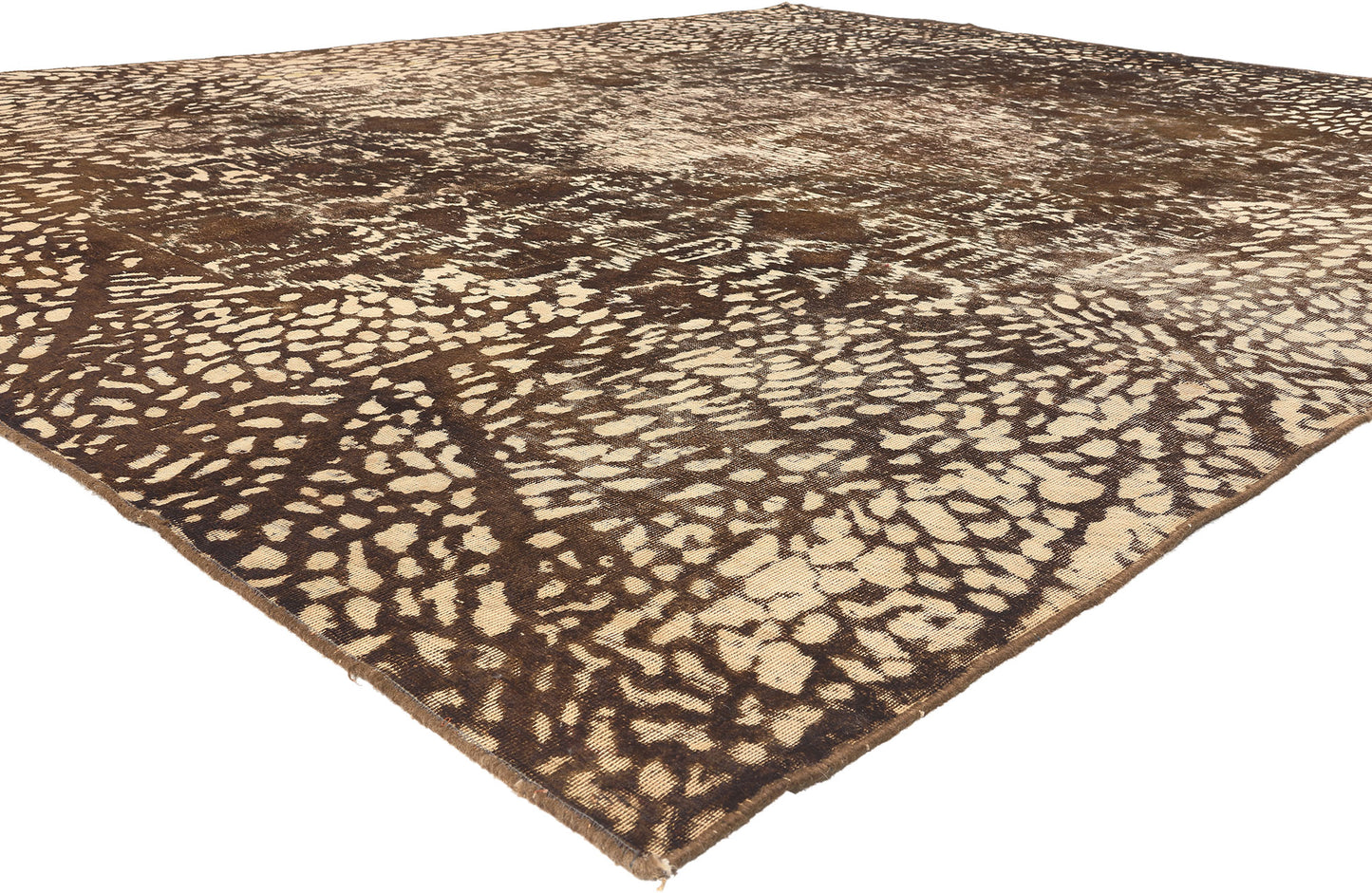 10 x 13 Vintage Turkish Overdyed Rug 60731