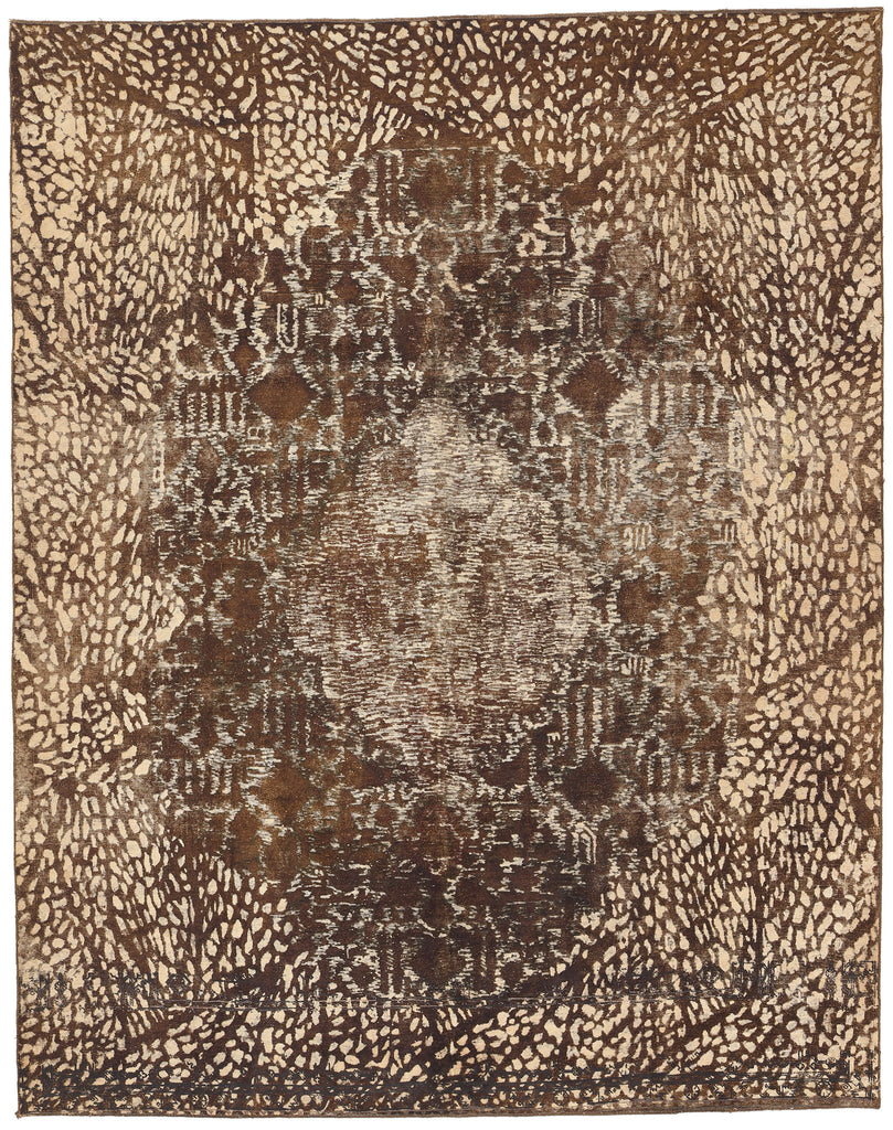 10 x 13 Vintage Turkish Overdyed Rug 60731