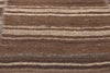 10 x 14 Brown Vintage Turkish Striped Kilim Rug 60632